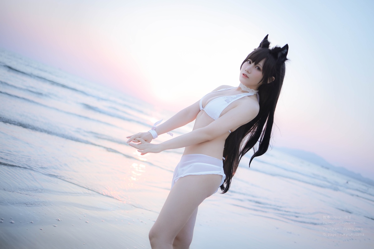 图片[3]-【coser】Nyako喵子-爱宕泳装-COS世界