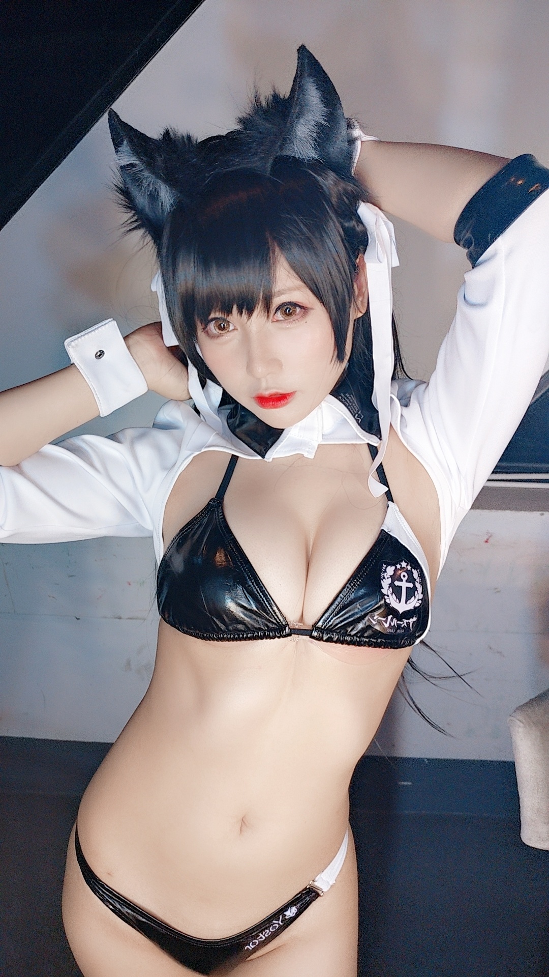 图片[3]-【coser】Nyako喵子-自拍 爱宕机车-COS世界