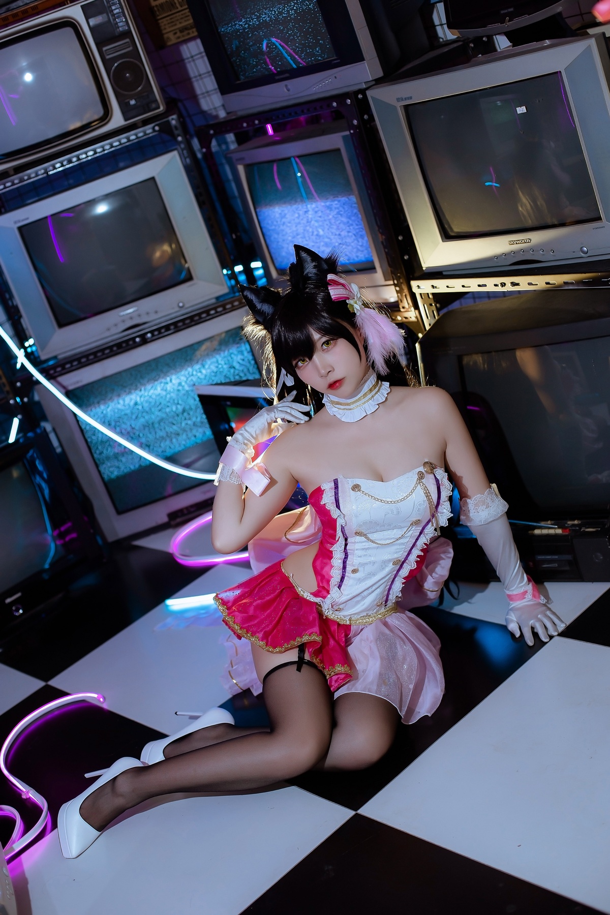 图片[4]-【coser】二佐Nisa-爱宕打歌服-COS世界