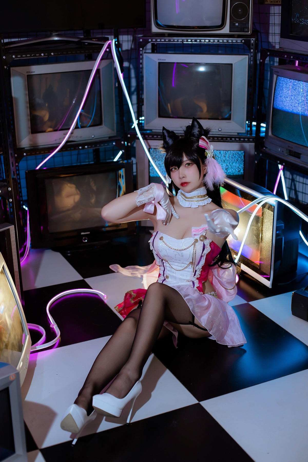 图片[2]-【coser】二佐Nisa-爱宕打歌服-COS世界