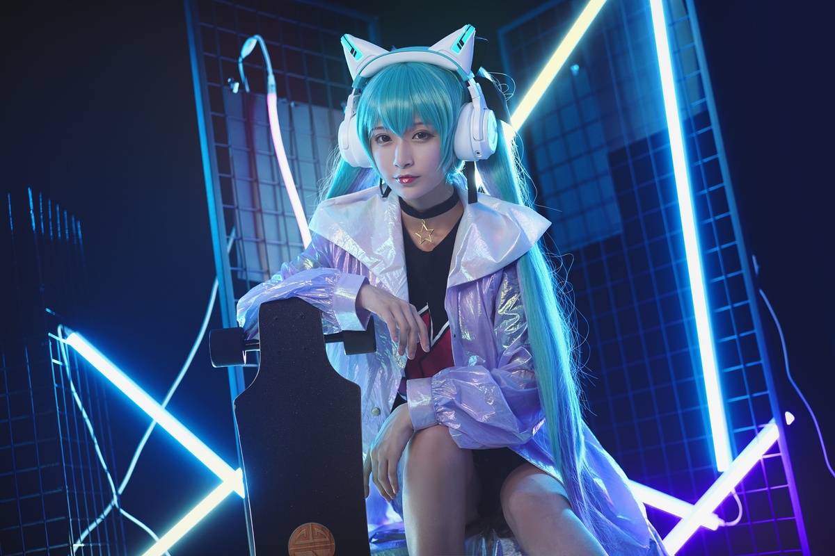 【coser】铁板烧鬼舞w-妖舞耳机miku最终-COS世界