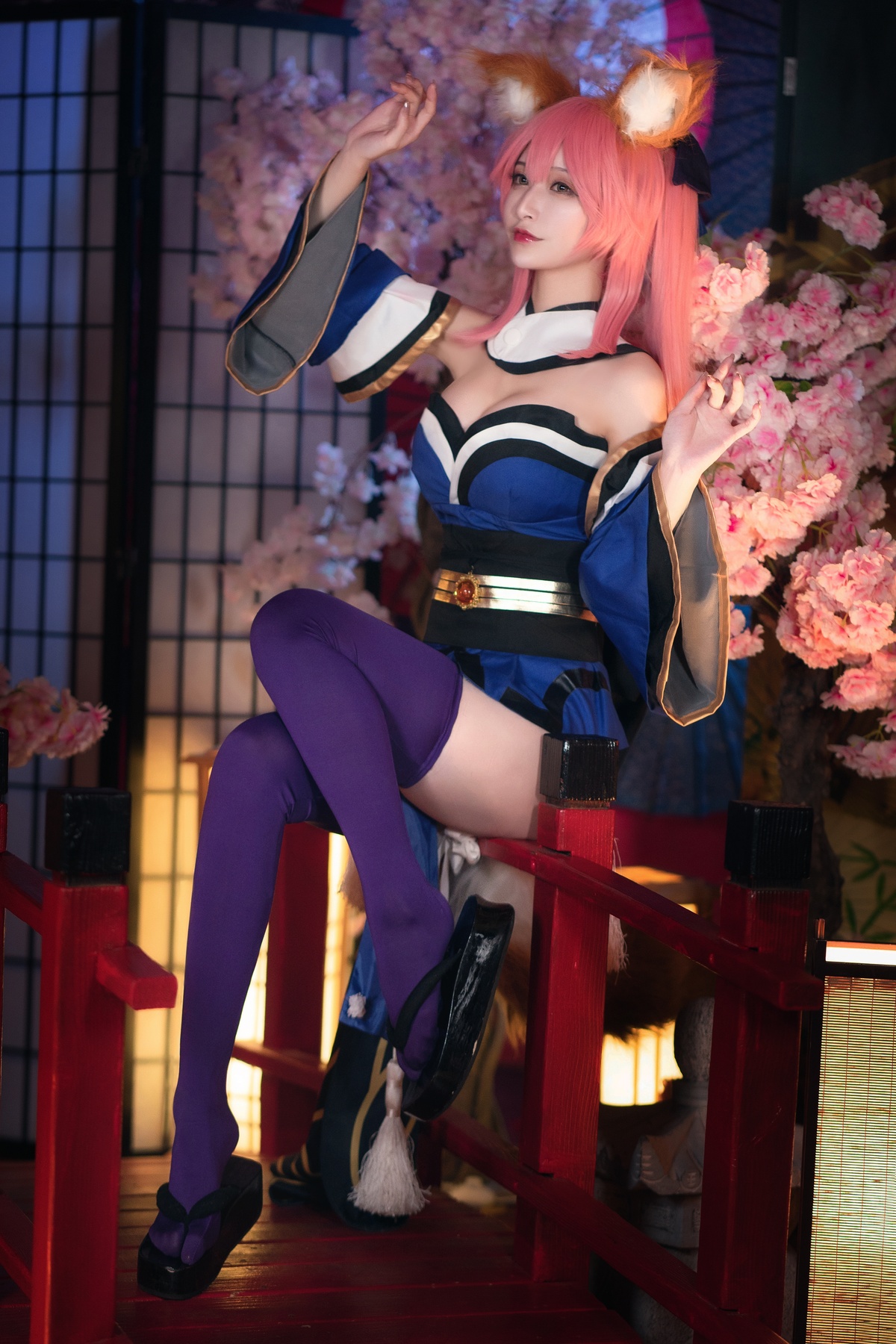 图片[2]-【coser】铁板烧鬼舞w-玉藻前原皮-COS世界