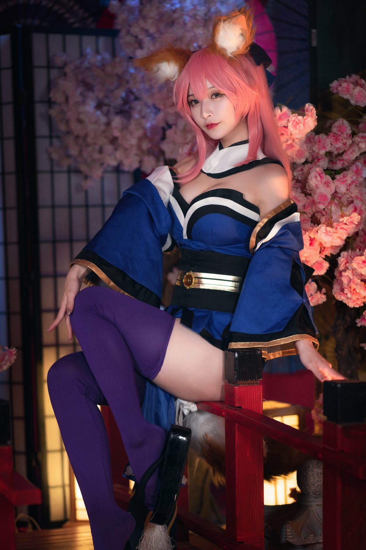 图片[3]-【coser】铁板烧鬼舞w-玉藻前原皮-COS世界