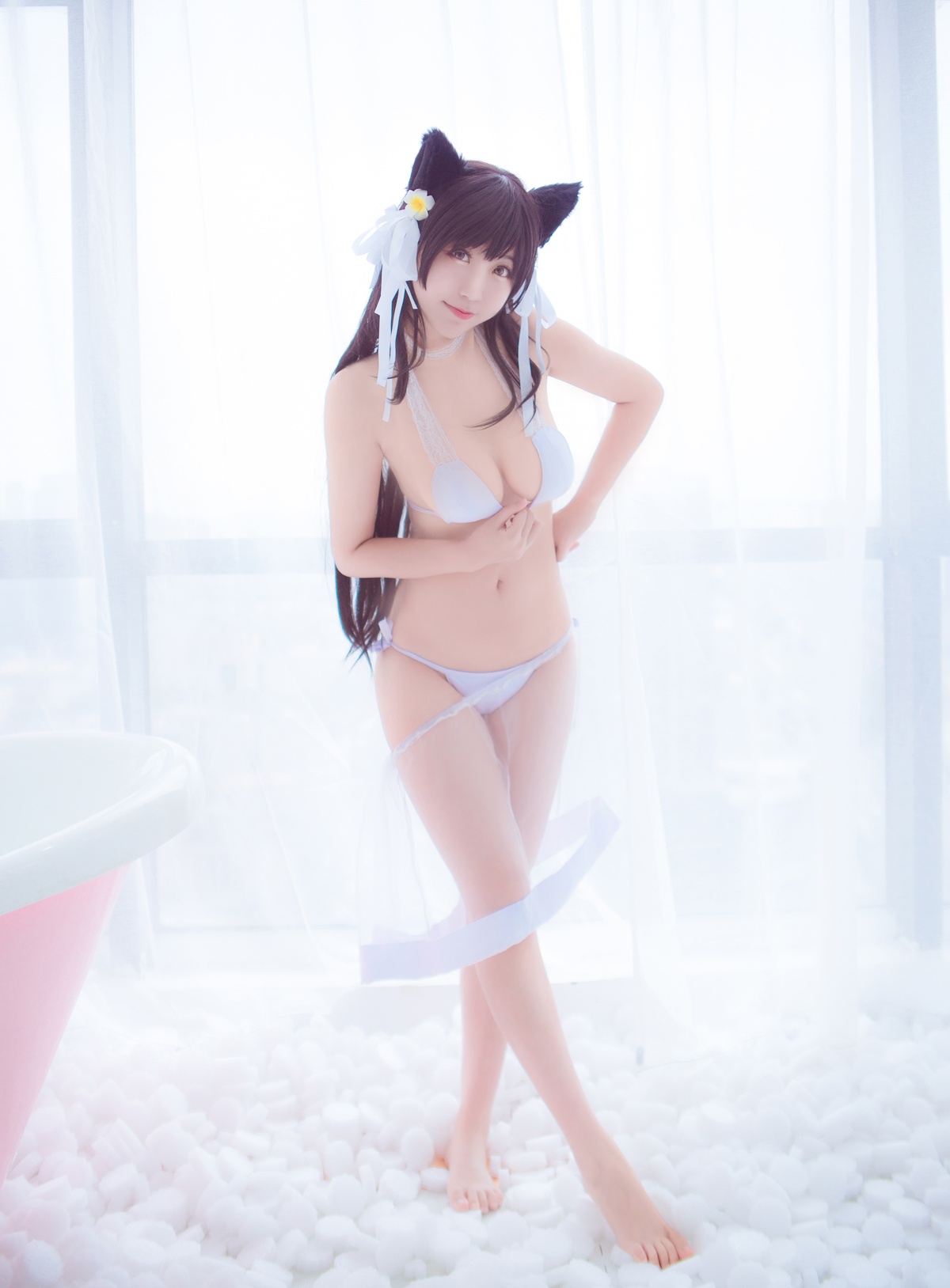 【coser】黑川 005 爱宕泳衣-COS世界