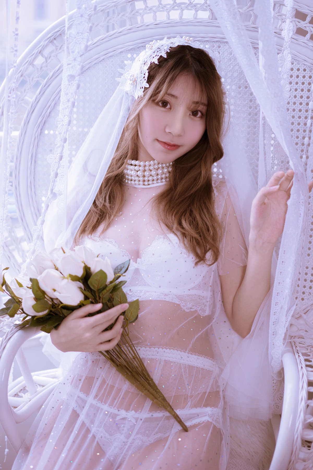 图片[5]-【coser】黑川 009 白色婚纱-COS世界