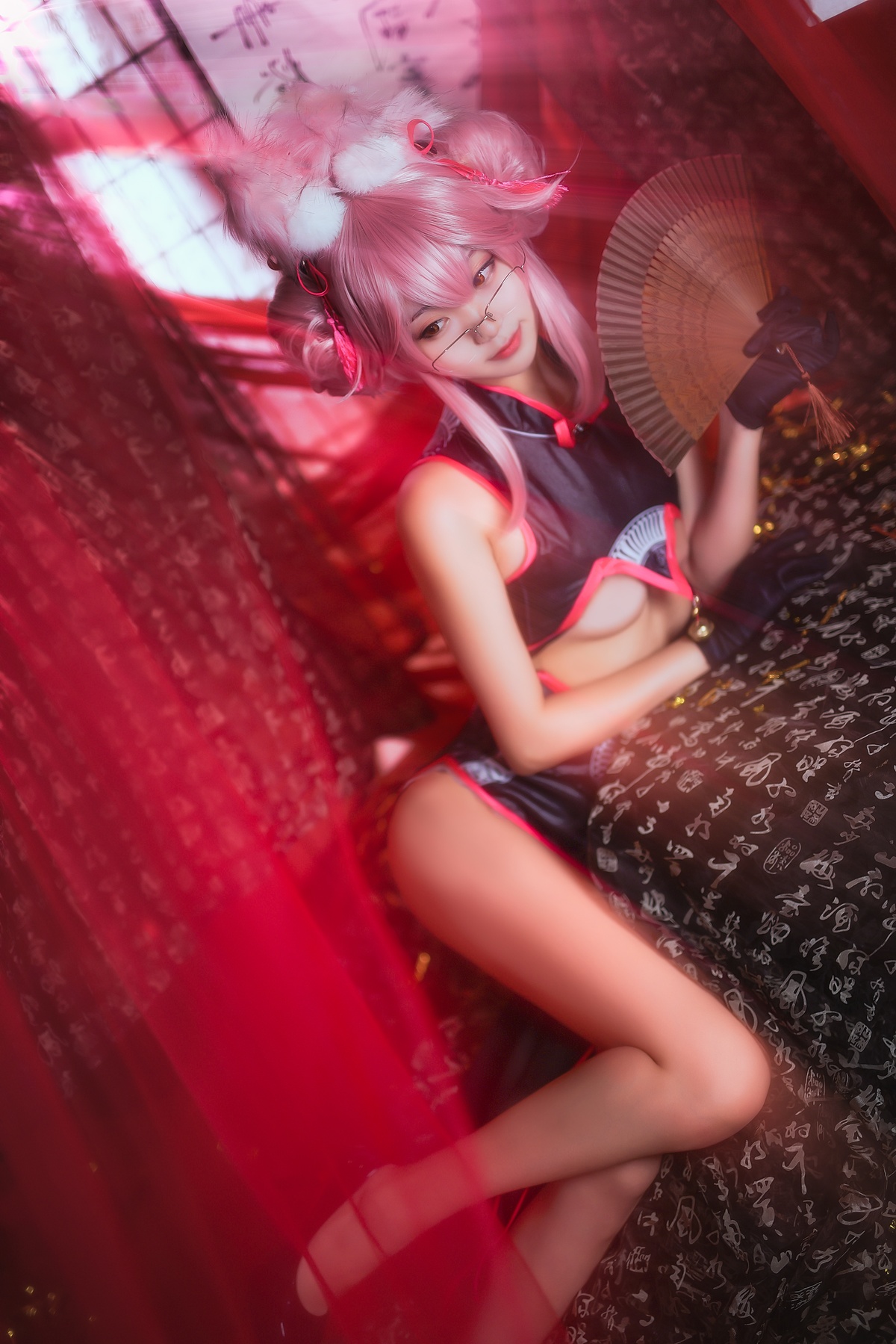 图片[4]-【coser】黑川 034 杀阶旗袍 柯杨斯卡娅-COS世界