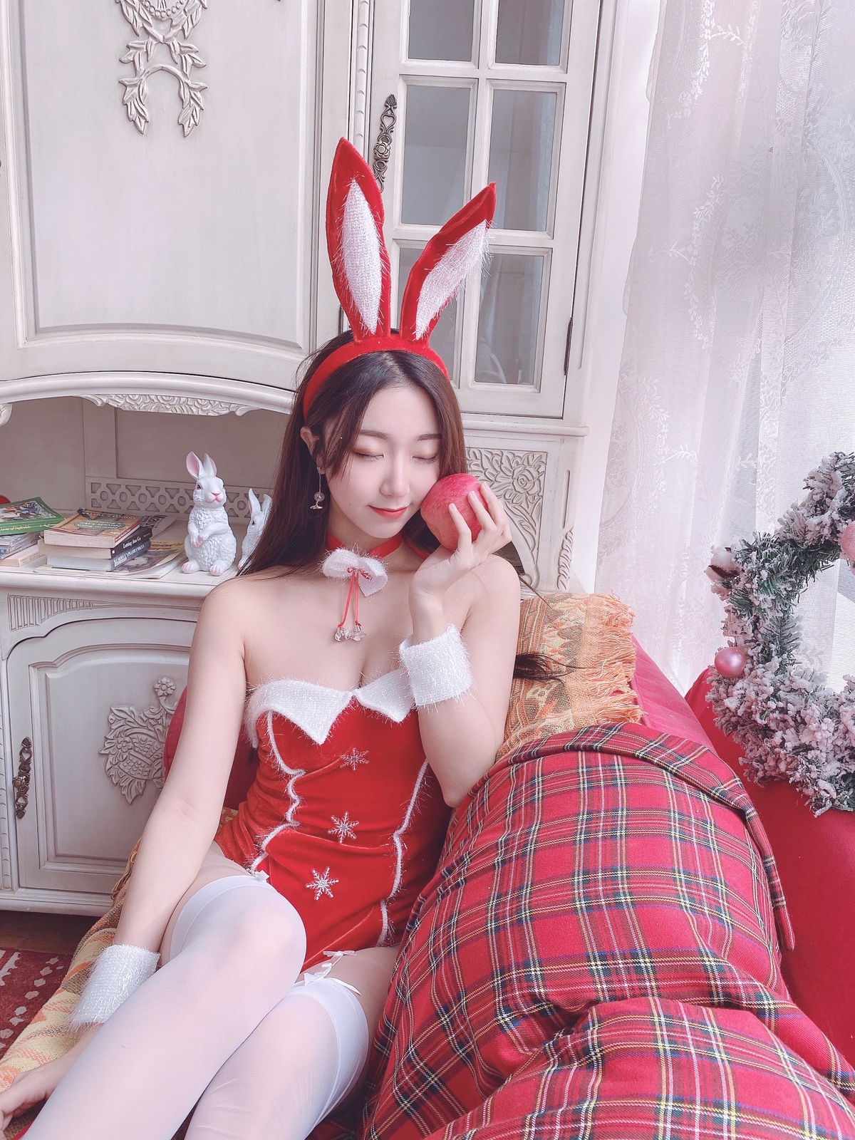 【coser】黑川 035 圣诞小兔子-COS世界