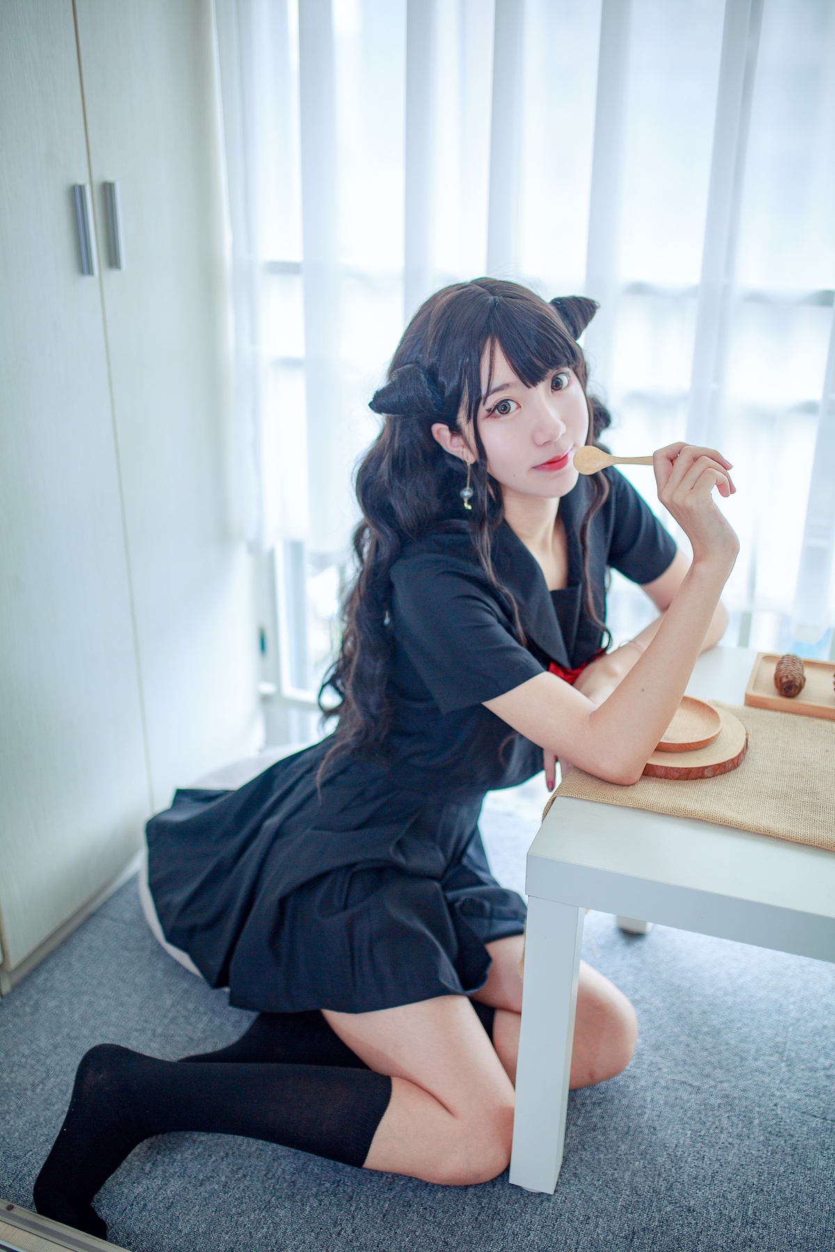 图片[5]-【coser】黑川 043 小恶魔JK-COS世界