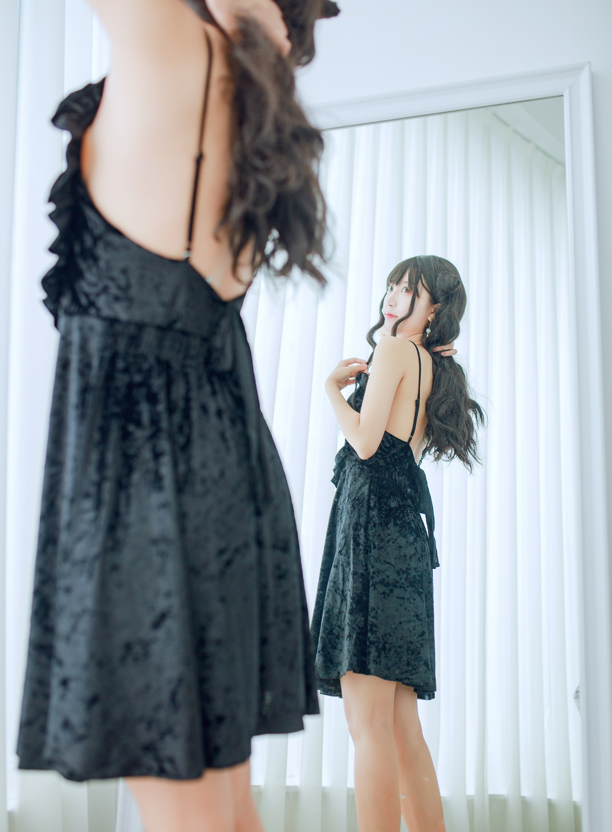 图片[4]-【coser】黑川 044 小恶魔黑裙子完成图-COS世界