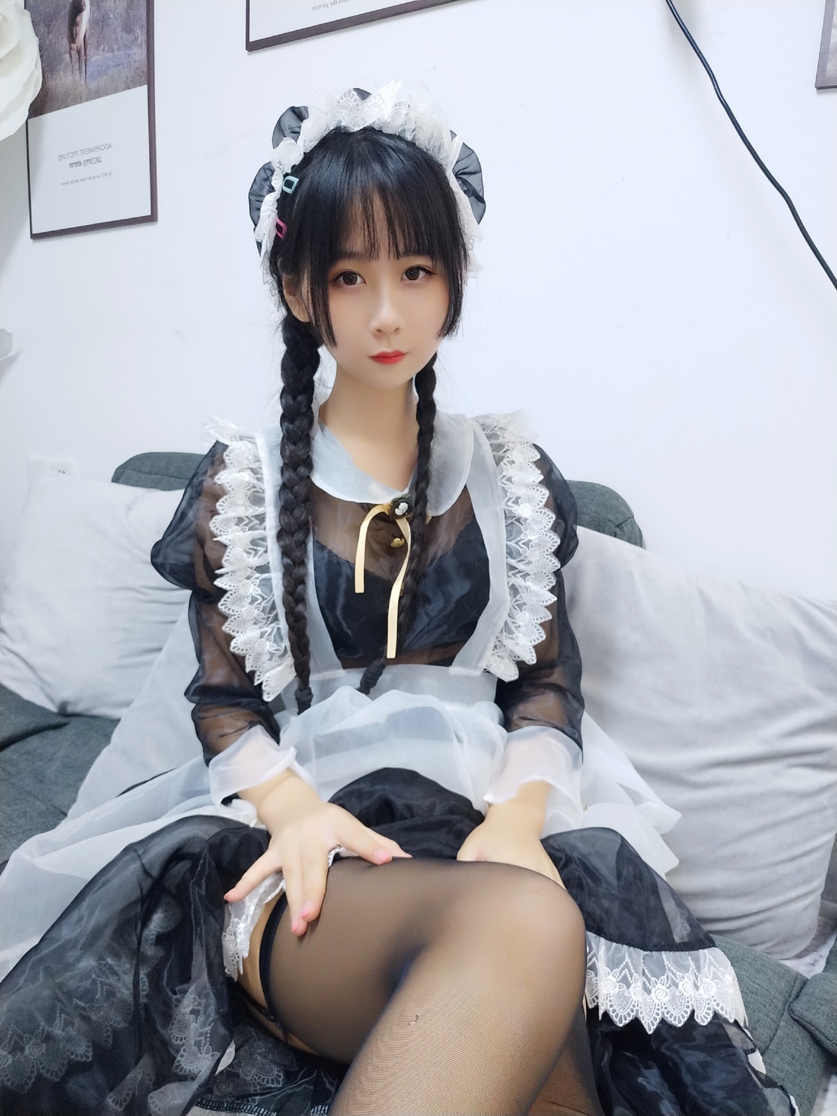 图片[4]-萌芽儿o0 NO.004 透明女仆自拍-COS世界
