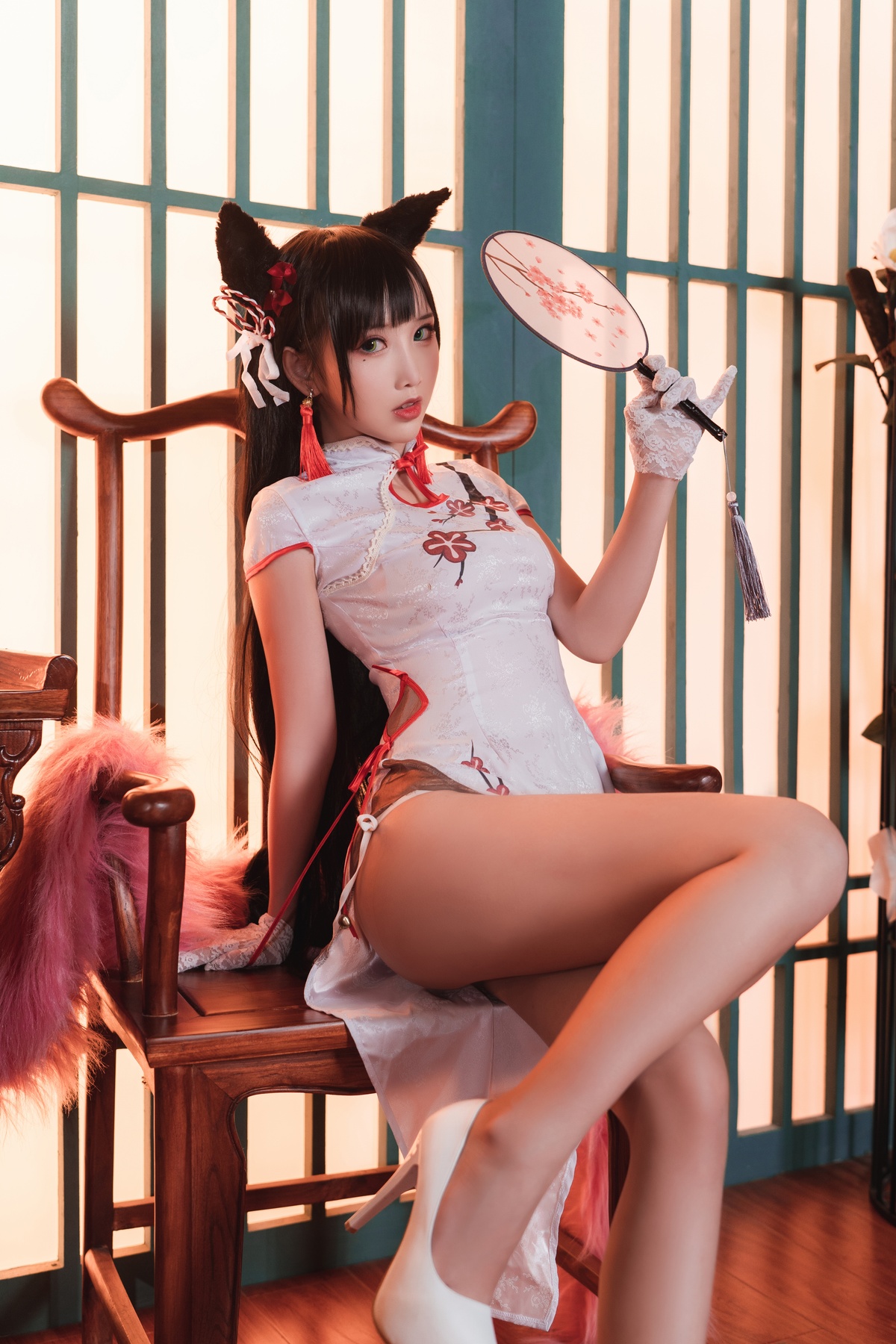 图片[5]-【coser】面饼仙儿-旗袍爱宕-COS世界