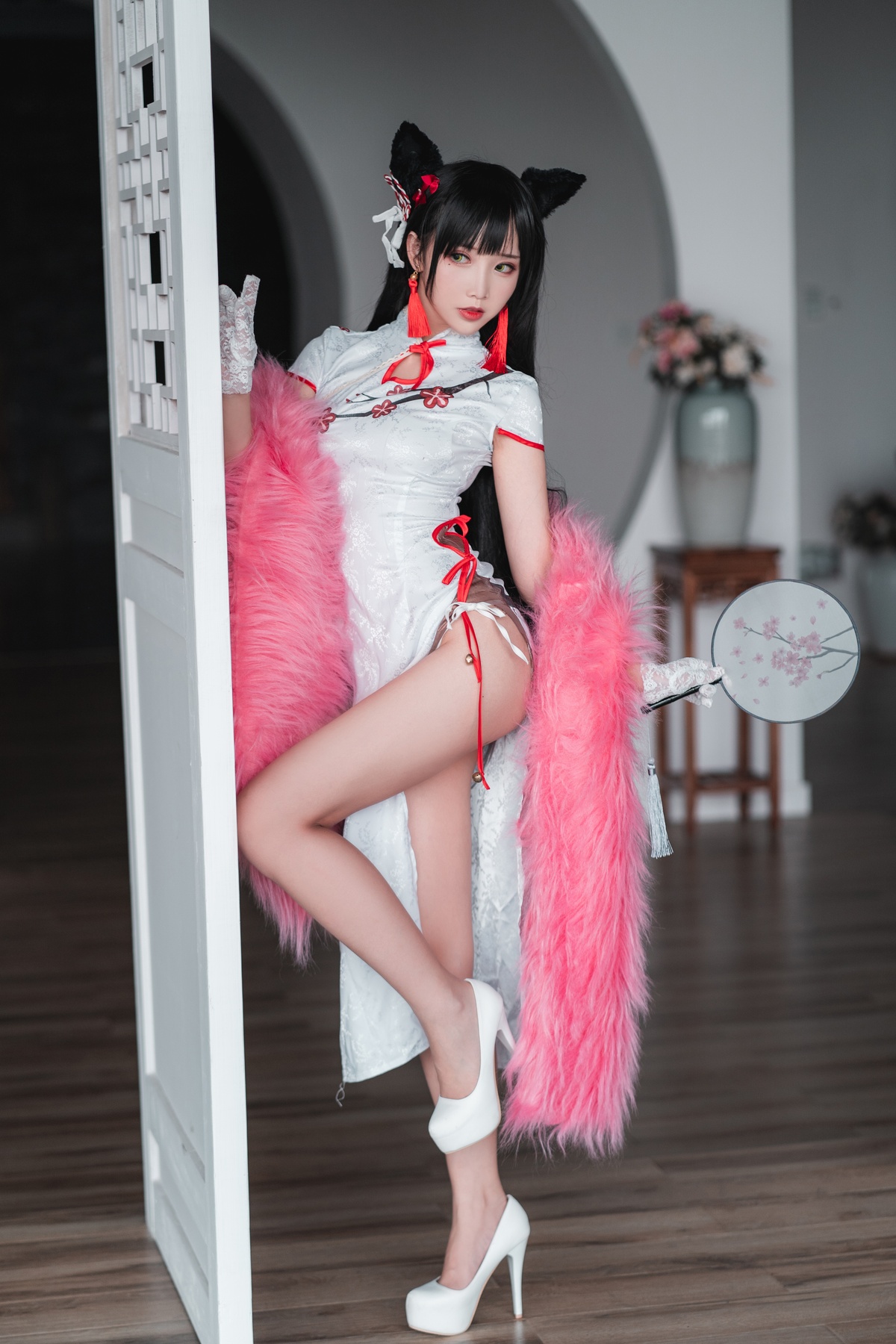 图片[3]-【coser】面饼仙儿-旗袍爱宕-COS世界
