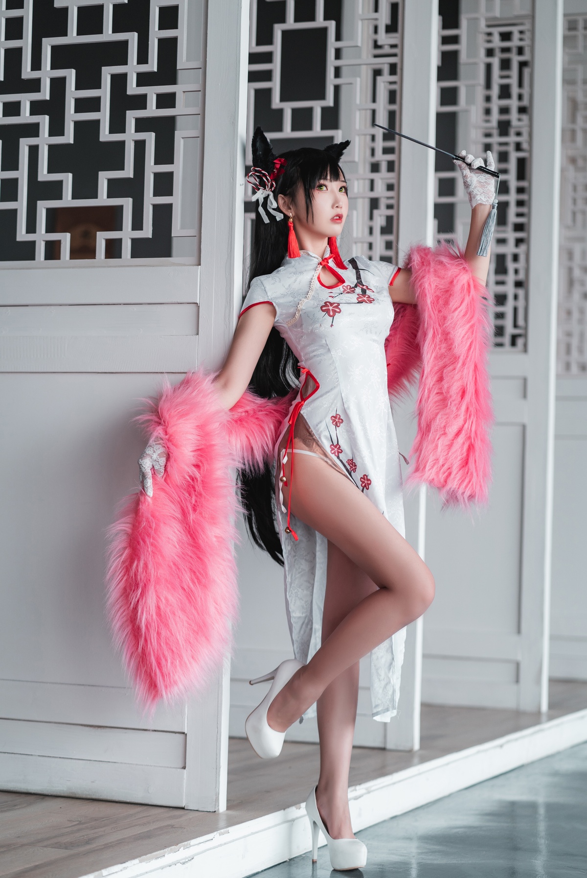 图片[2]-【coser】面饼仙儿-旗袍爱宕-COS世界