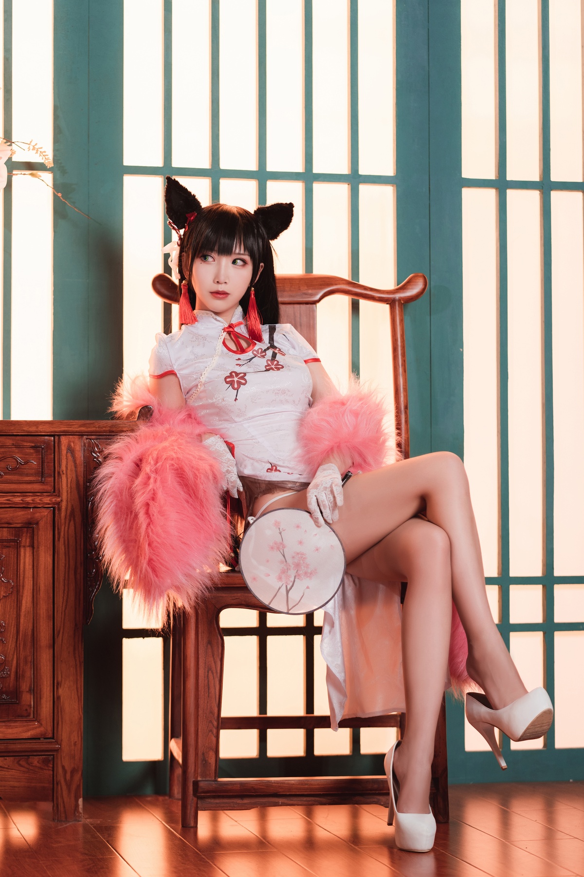图片[4]-【coser】面饼仙儿-旗袍爱宕-COS世界