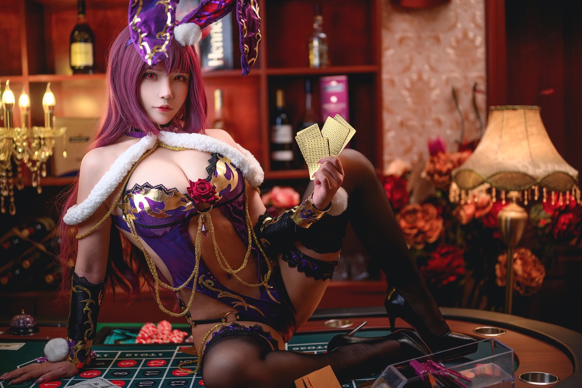 图片[4]-【coser】抱走莫子aa-斯卡哈兔女郎-COS世界