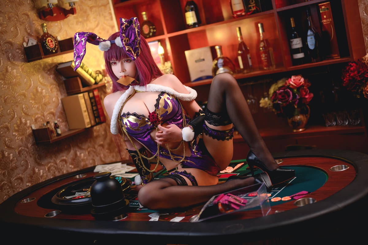 图片[5]-【coser】抱走莫子aa-斯卡哈兔女郎-COS世界