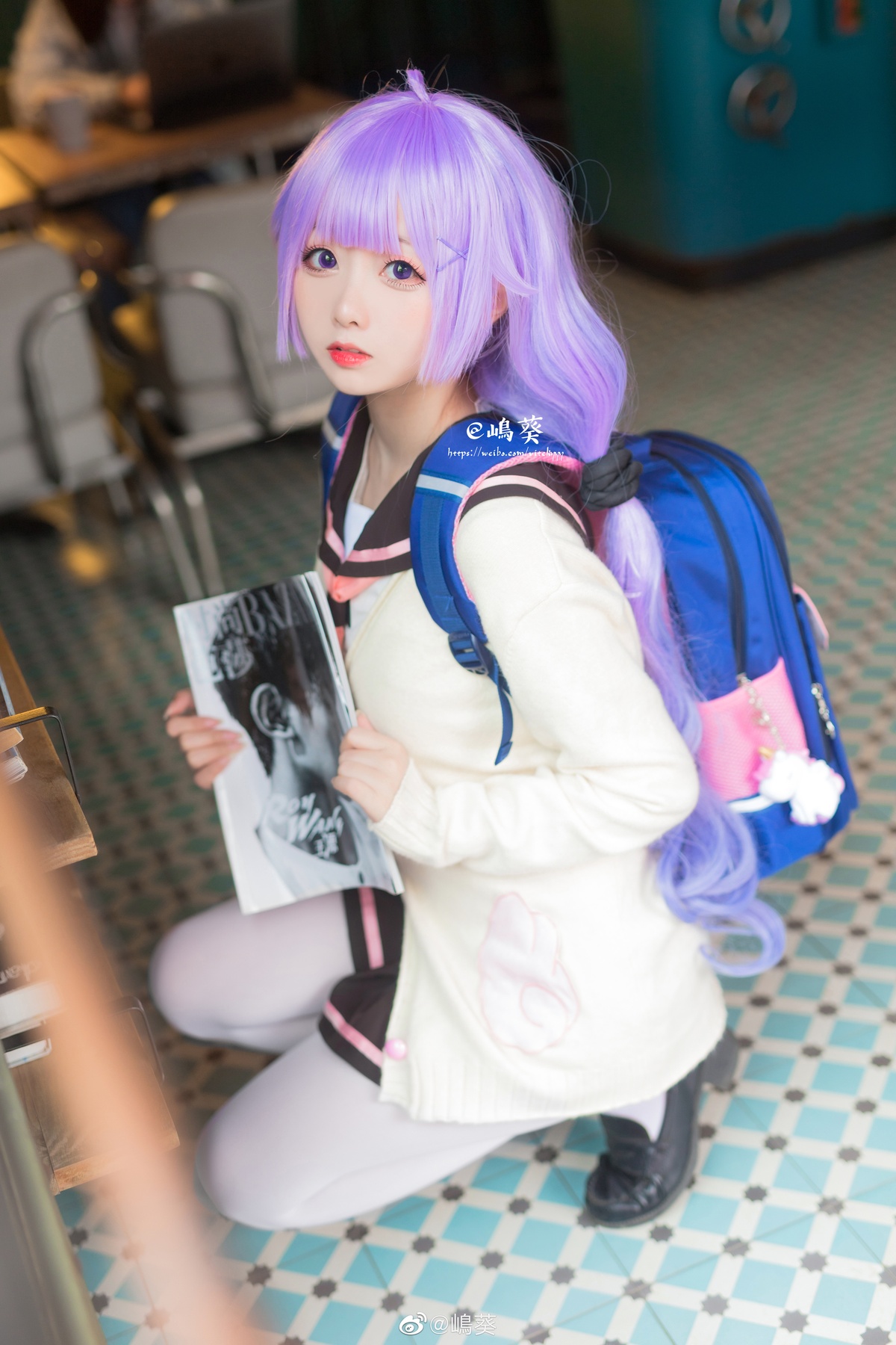 图片[3]-【coser】嶋葵 – Vol.012 碧海航线 独角兽约会日-COS世界