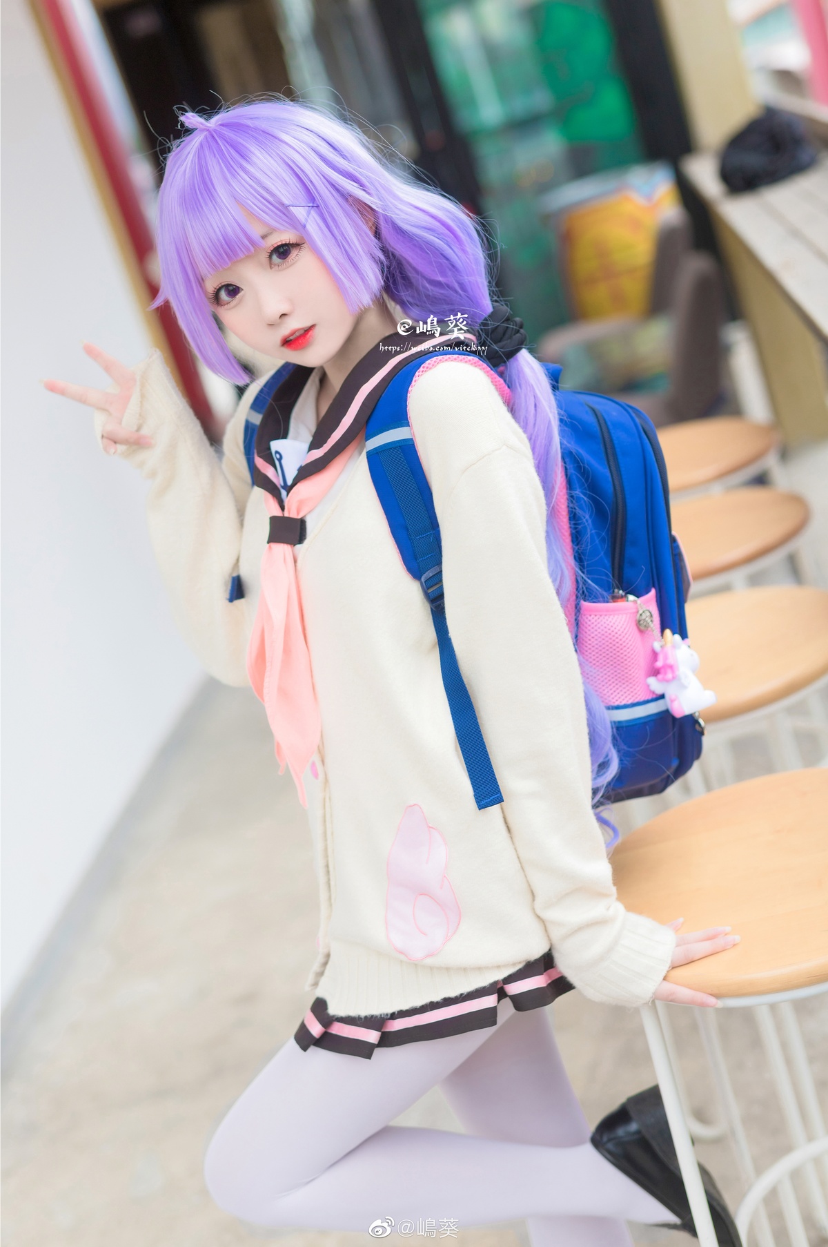 【coser】嶋葵 – Vol.012 碧海航线 独角兽约会日-COS世界