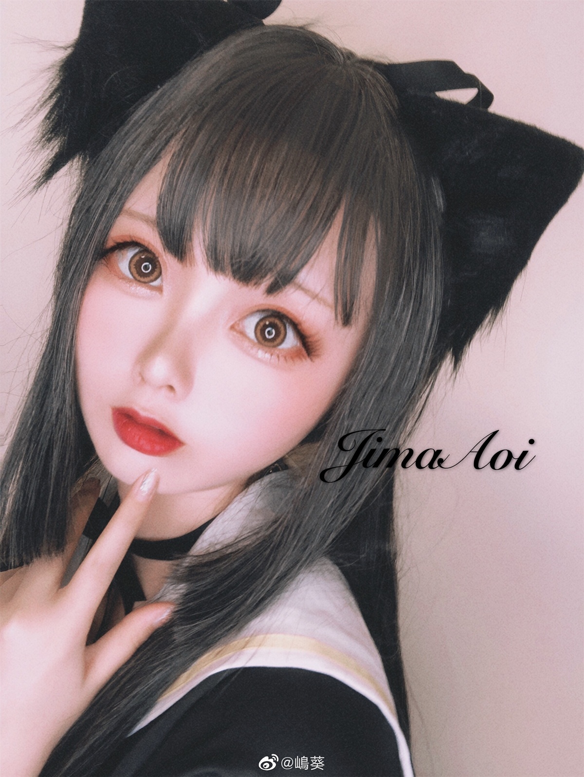 图片[3]-【coser】嶋葵 – Vol.015 持枪黑喵-COS世界