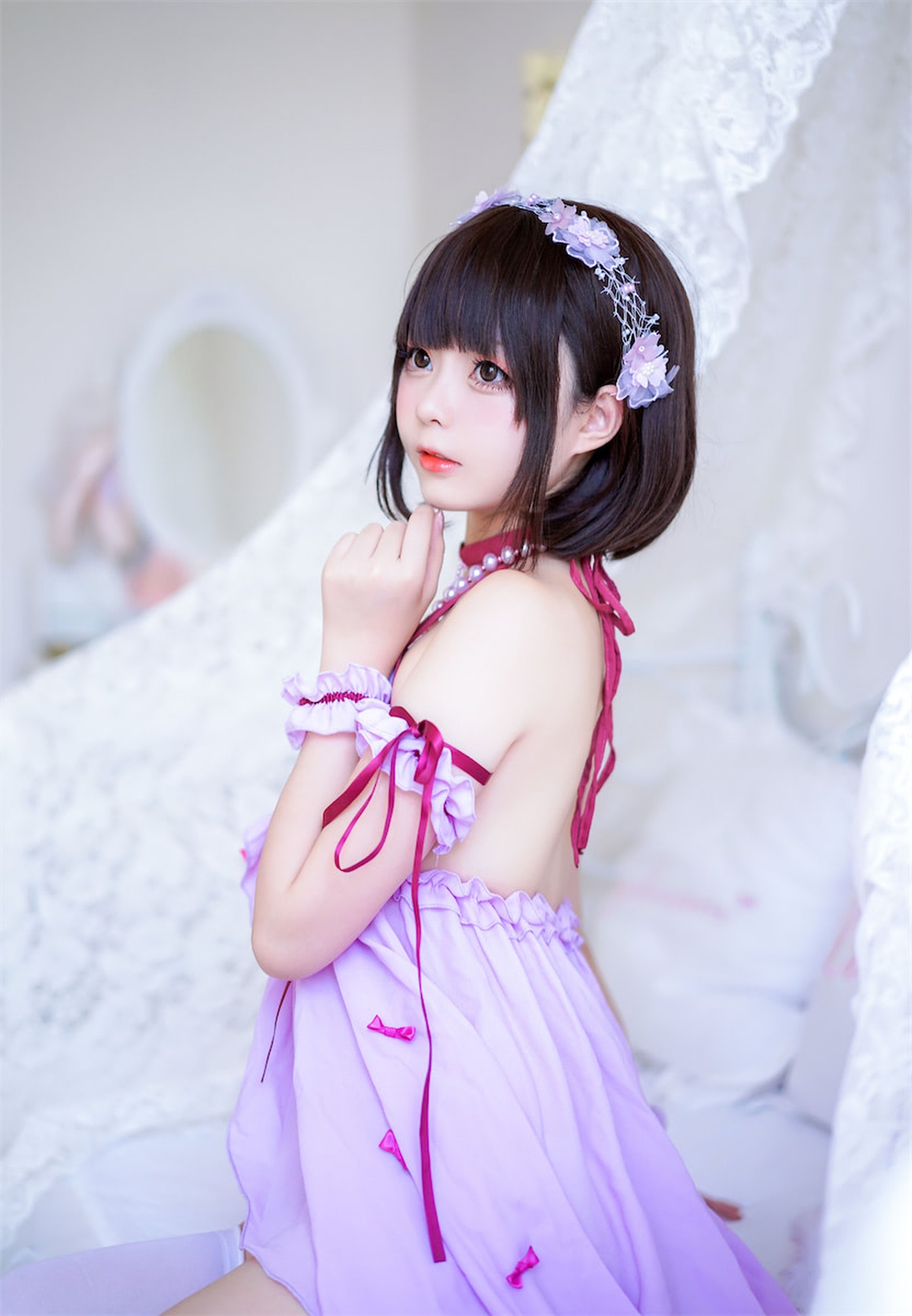 图片[3]-【coser】嶋葵 – Vol.018加藤惠睡衣-COS世界