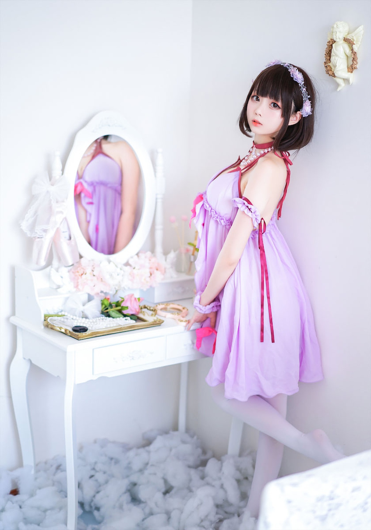 图片[4]-【coser】嶋葵 – Vol.018加藤惠睡衣-COS世界