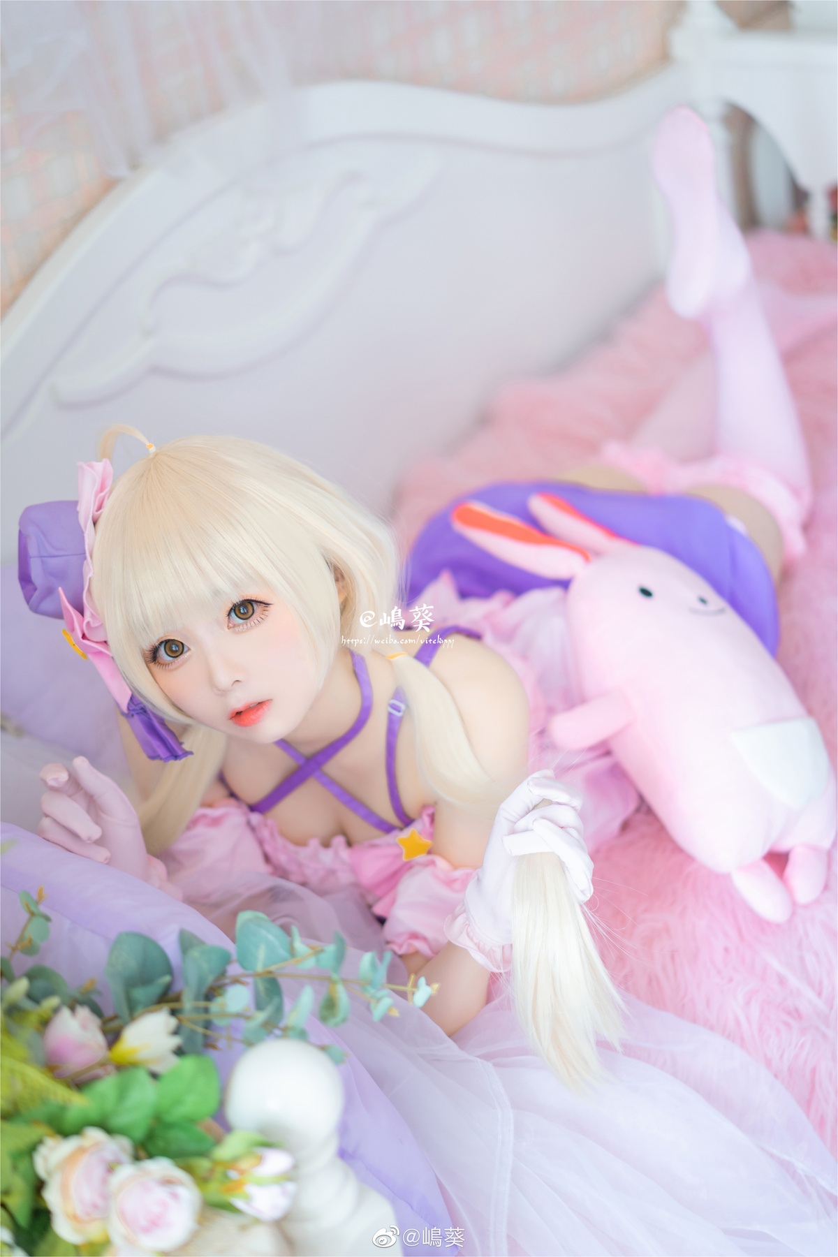 图片[4]-【coser】嶋葵 – Vol.022 双叶杏打歌服-COS世界