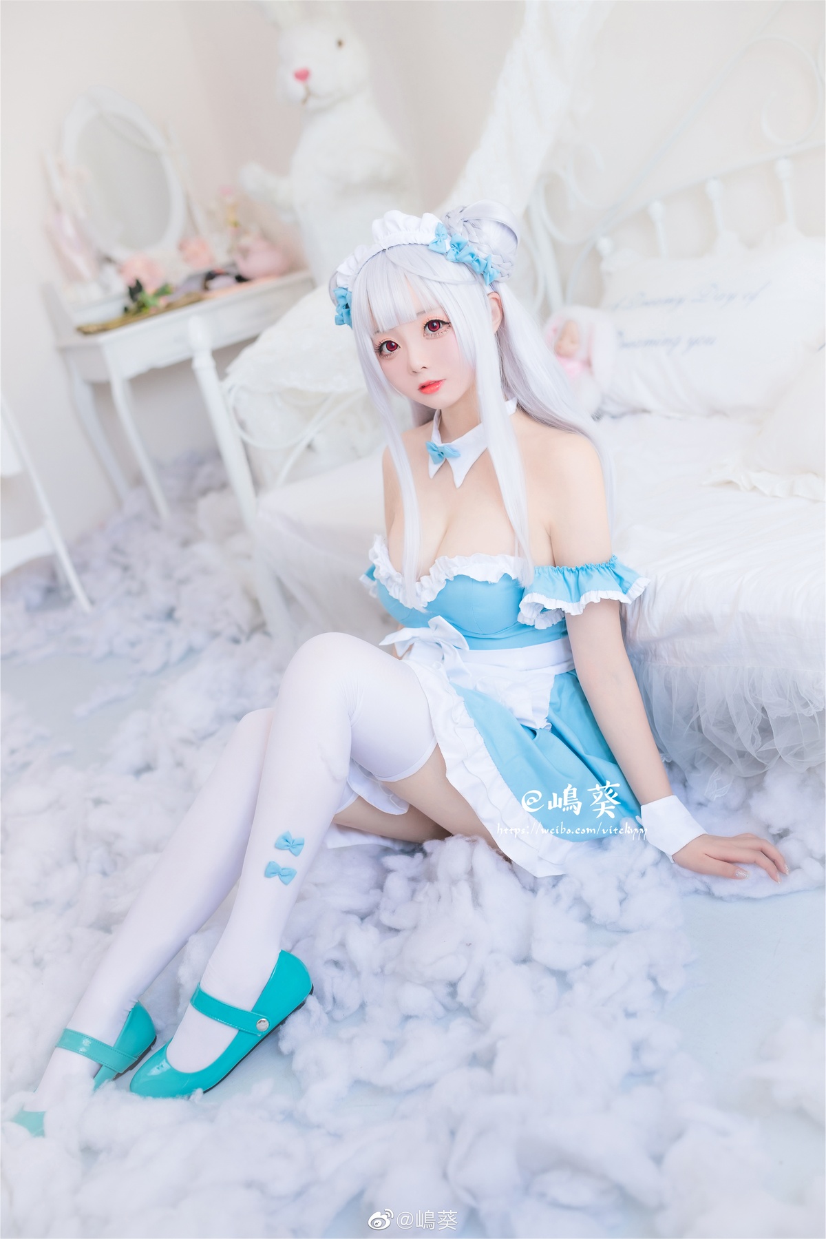 图片[5]-【coser】嶋葵 – Vol.025 小天鹅女仆-COS世界