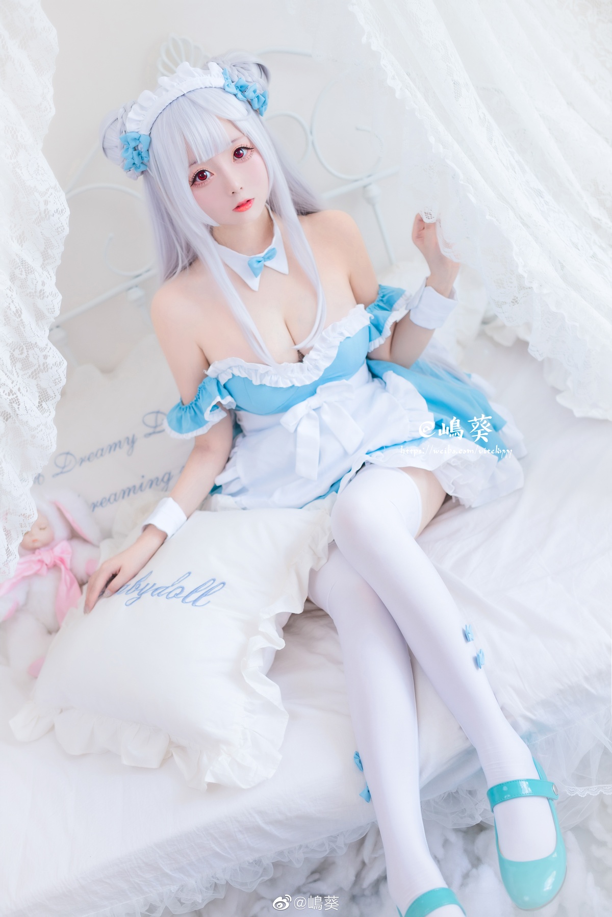 图片[2]-【coser】嶋葵 – Vol.025 小天鹅女仆-COS世界