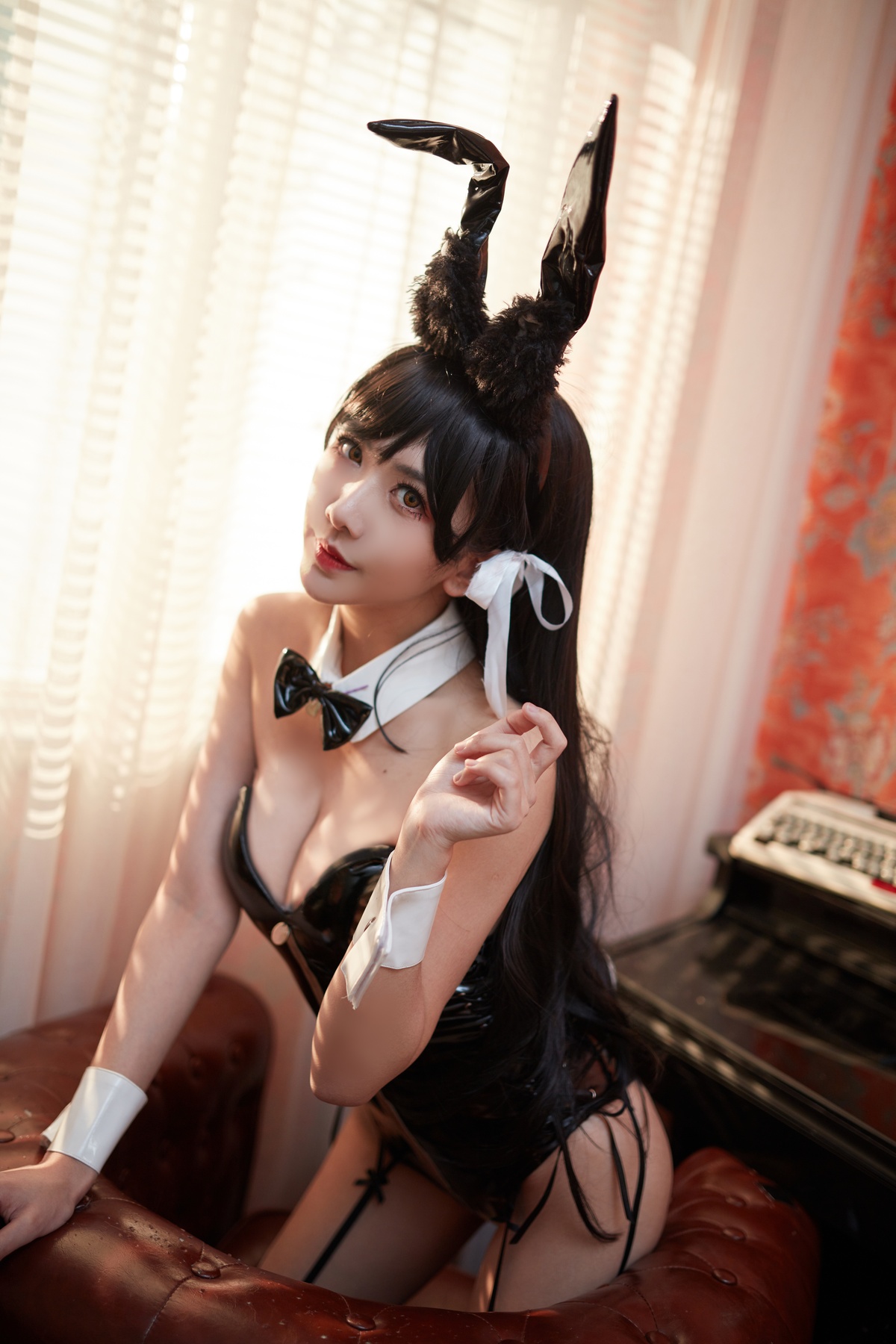 图片[3]-【coser】源纱希喵喵喵-爱宕兔女郎-COS世界