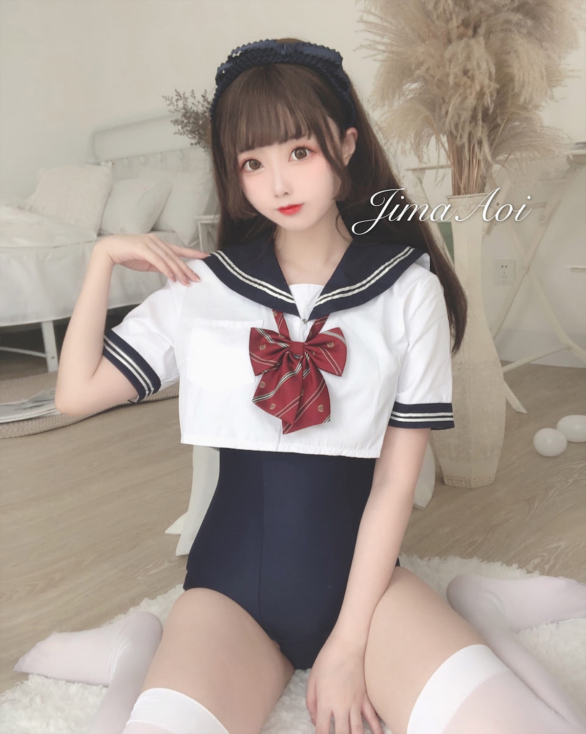 图片[5]-【coser】嶋葵 – Vol.01 JK制服-COS世界