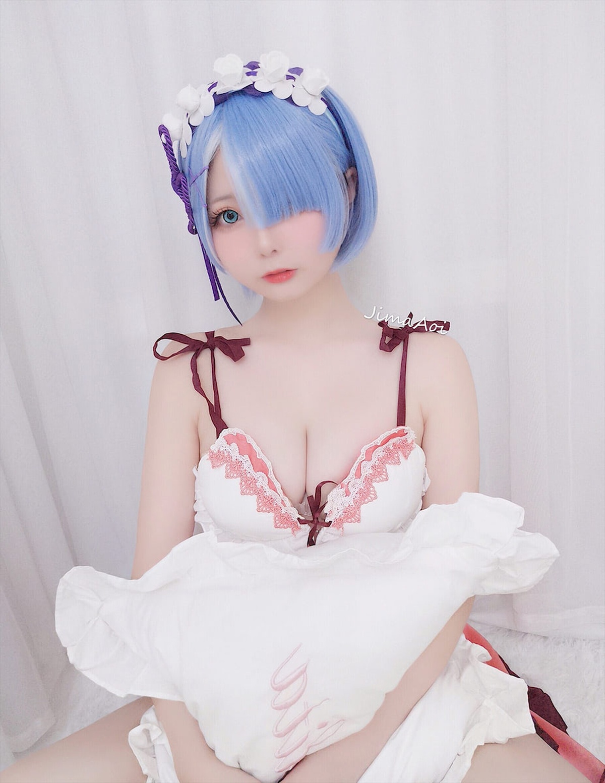 图片[5]-【coser】嶋葵 – Vol.04 蕾姆睡衣-COS世界