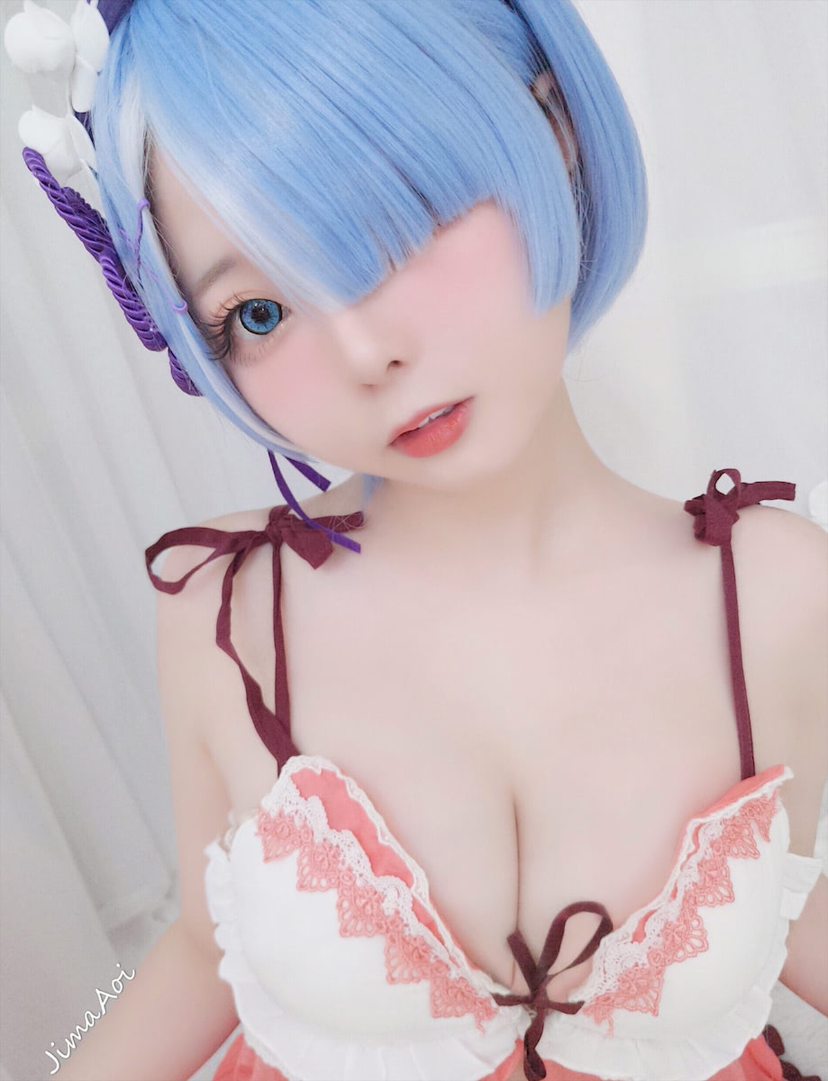 图片[2]-【coser】嶋葵 – Vol.04 蕾姆睡衣-COS世界