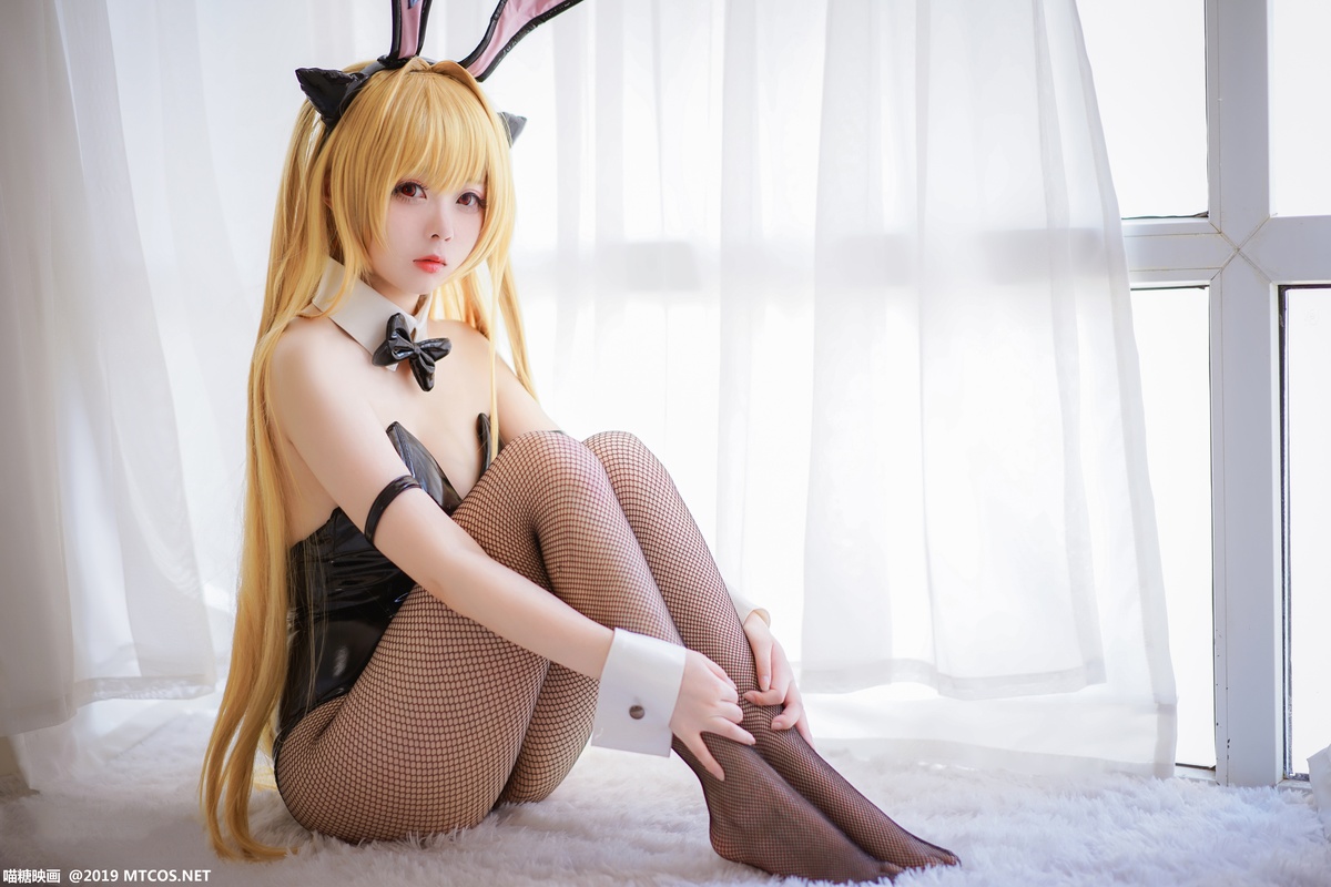 图片[2]-【coser】嶋葵 – Vol.07 网袜兔女郎-COS世界