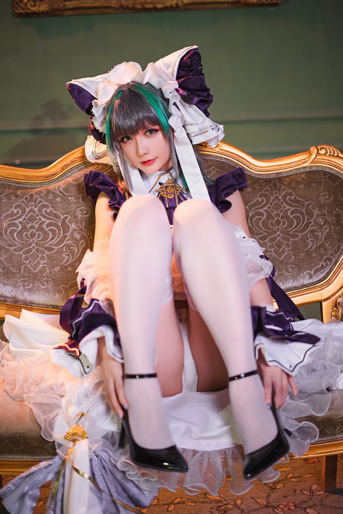 图片[2]-【coser】星之迟迟-柴郡与碧蓝航线-COS世界