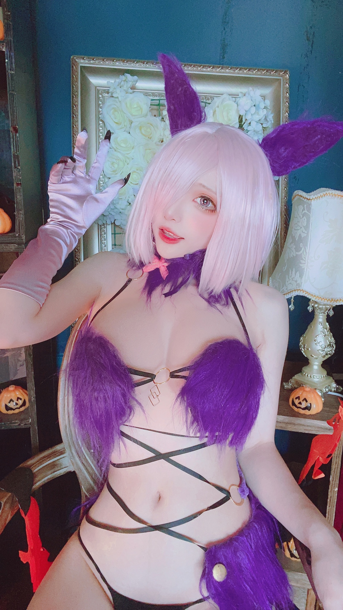 图片[3]-【coser】起司-万圣节玛修-COS世界