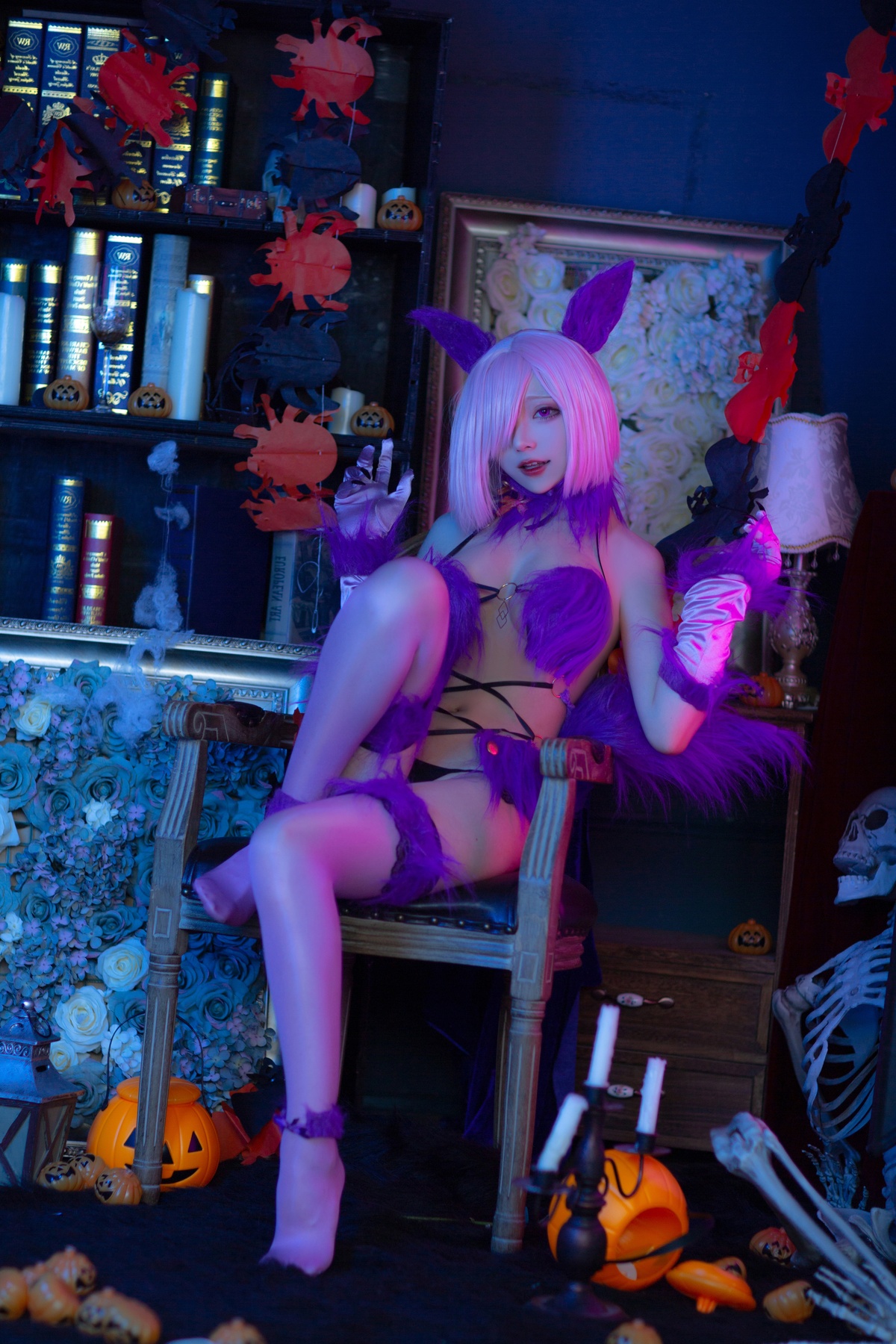 图片[2]-【coser】起司-万圣节玛修-COS世界