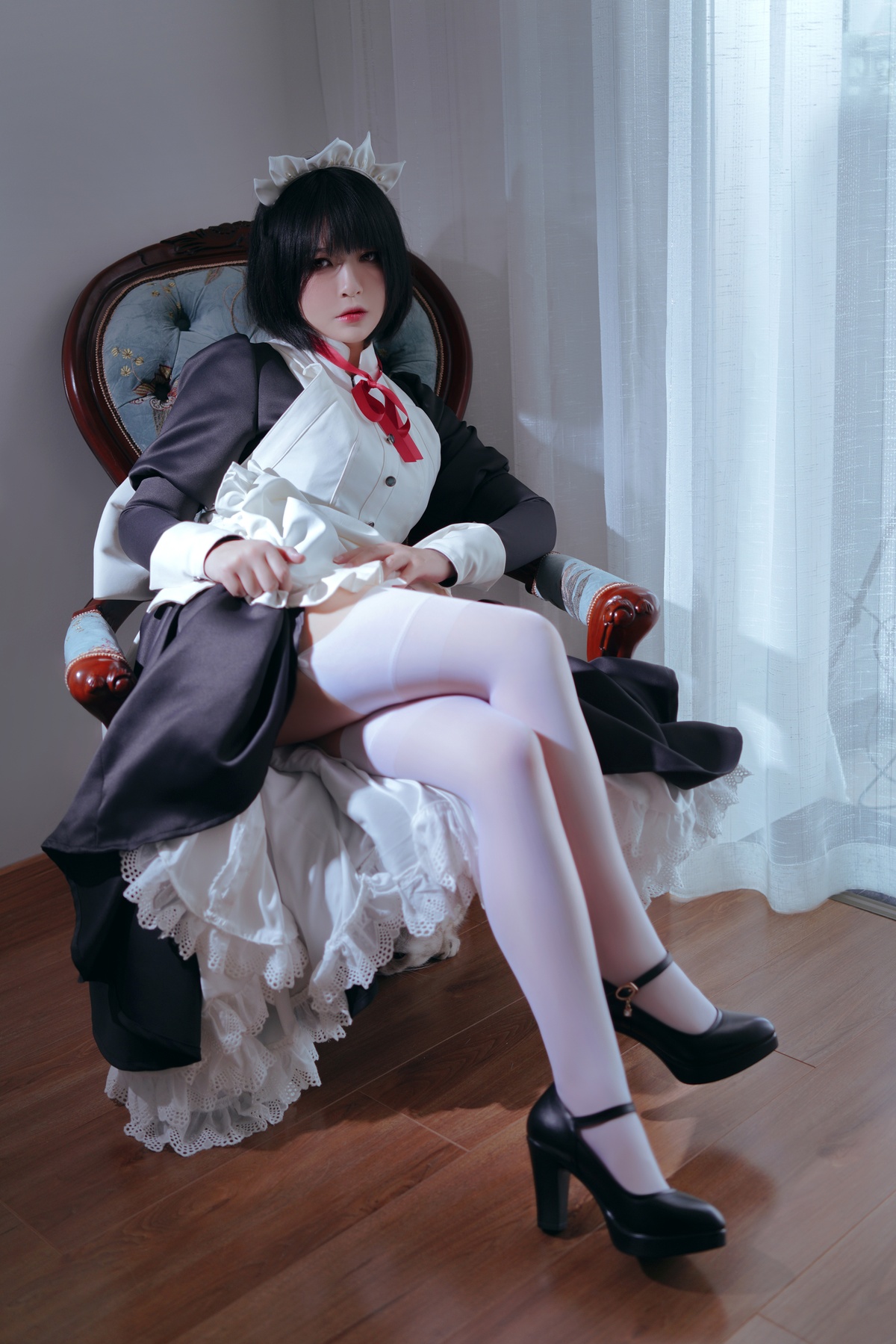 图片[4]-半半子BANBANKO – 女仆装COS原版图包-COS世界