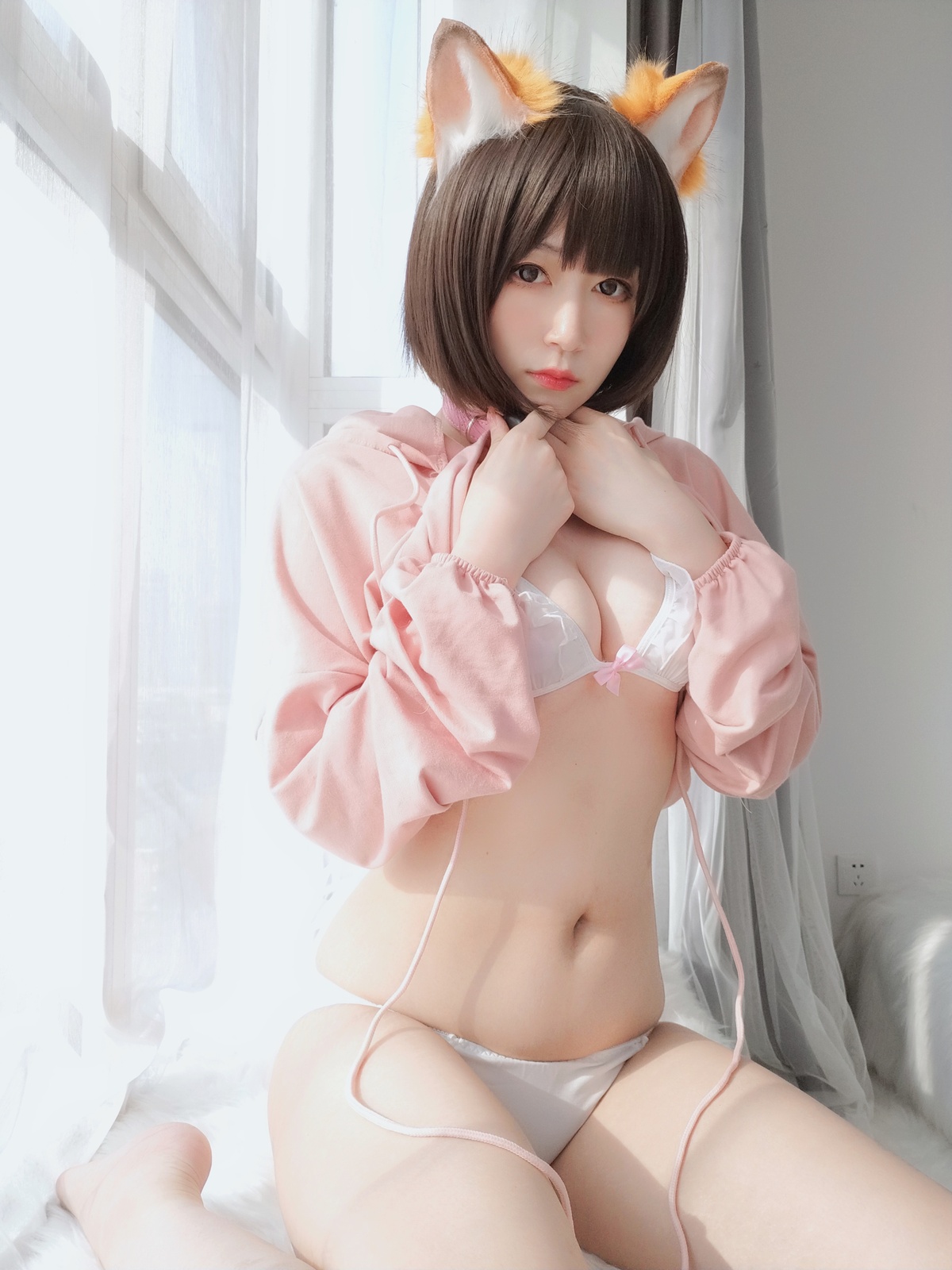 图片[2]-白银81 自撮り Vol.51 粉红狐狸-COS世界