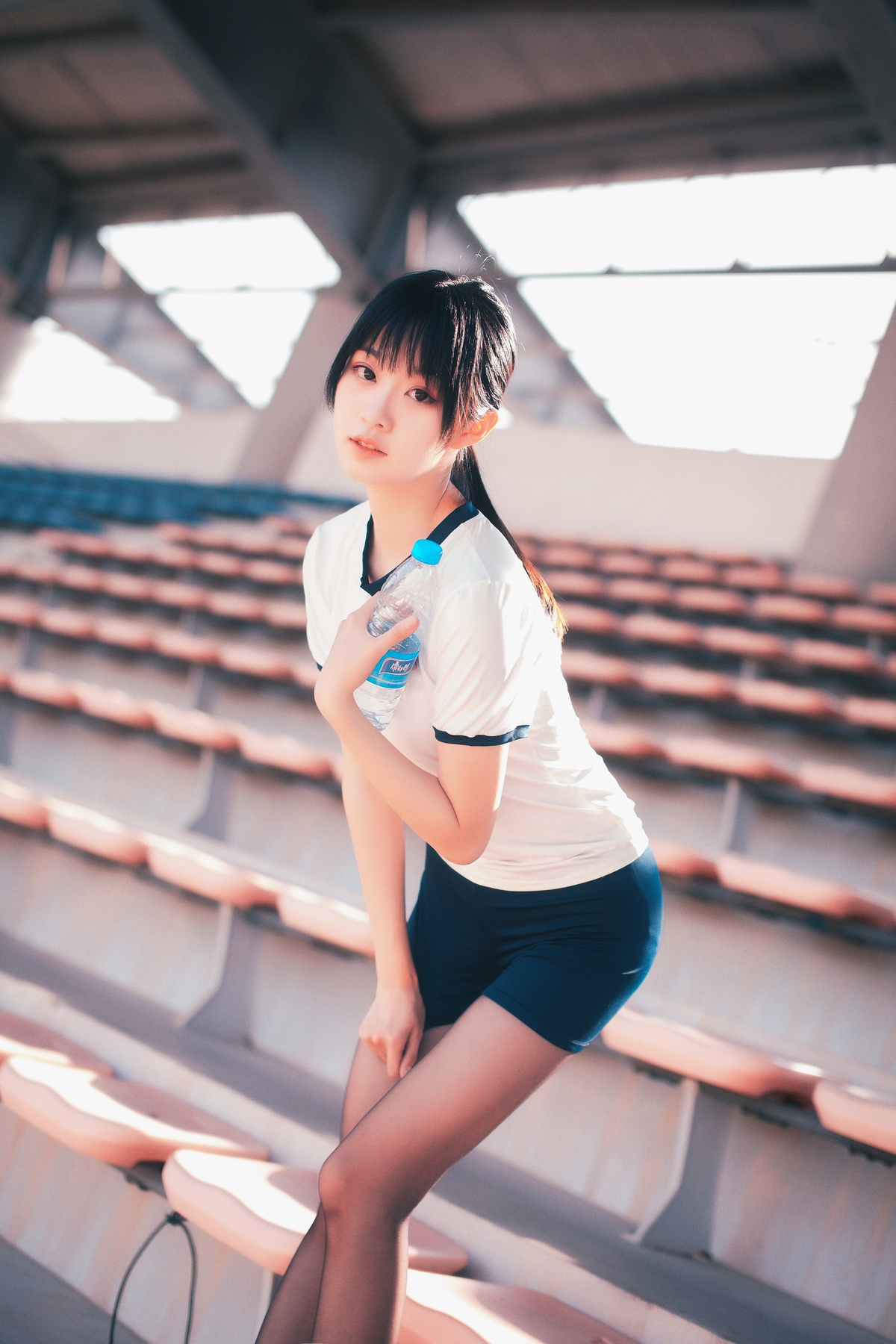 图片[2]-NO.005 黑丝体操服-COS世界