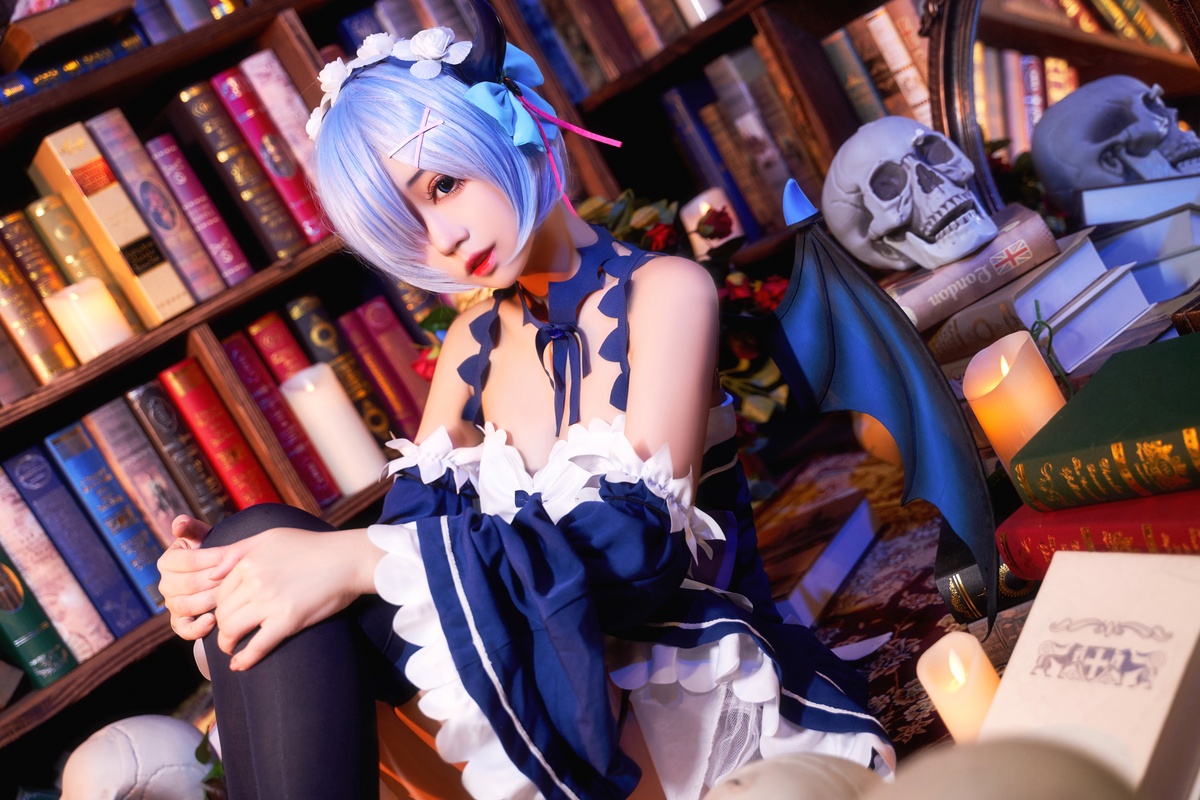 图片[2]-微博Coser@猫君君_MaoJun – NO.10 雷姆小恶魔-COS世界