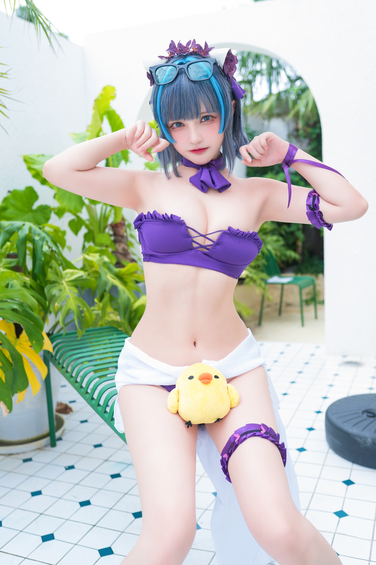 图片[5]-【coser】千夜未来 NO.005 柴郡电子-COS世界