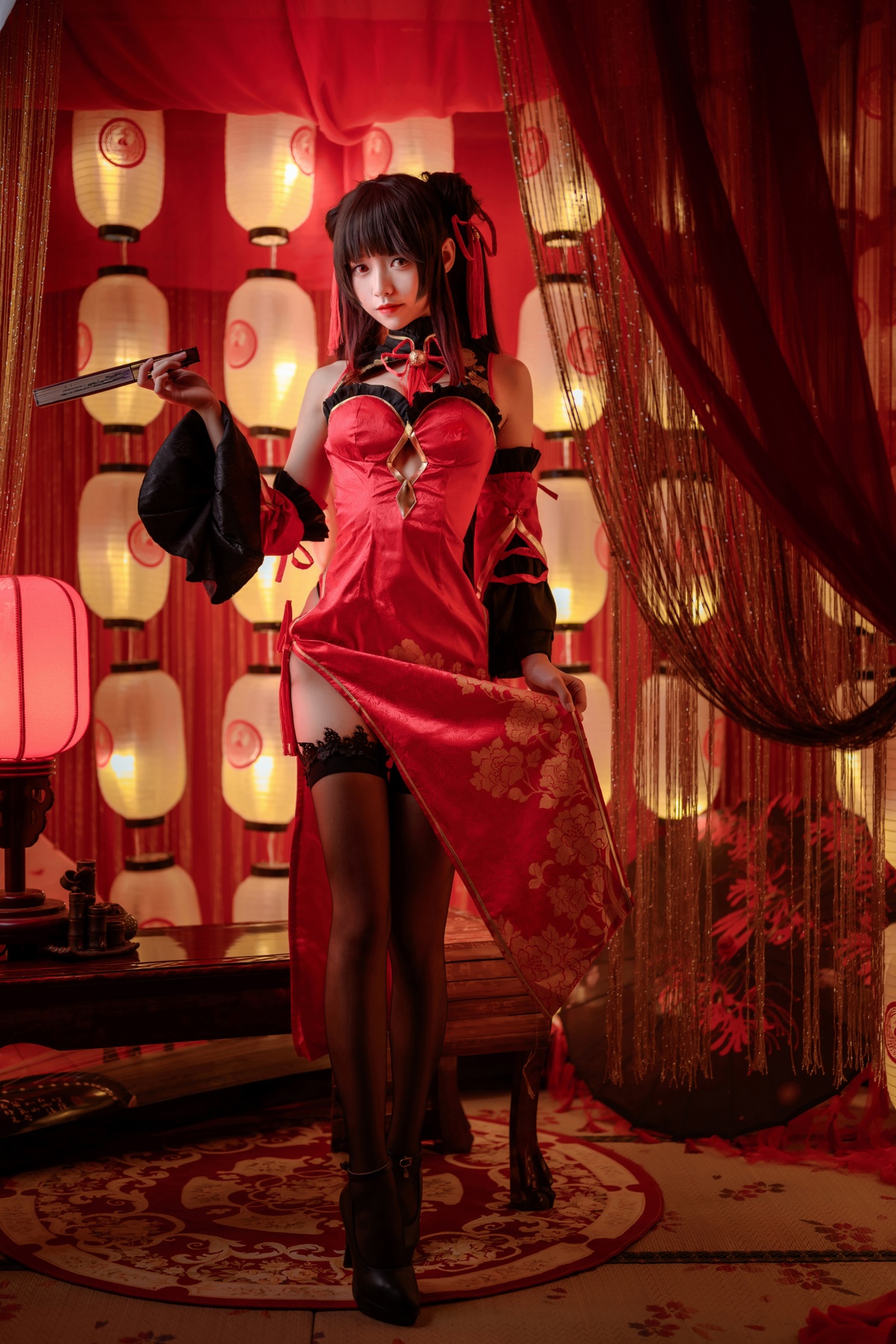 图片[2]-【coser】大大卷卷小卷 – NO.07 红色双马尾-COS世界