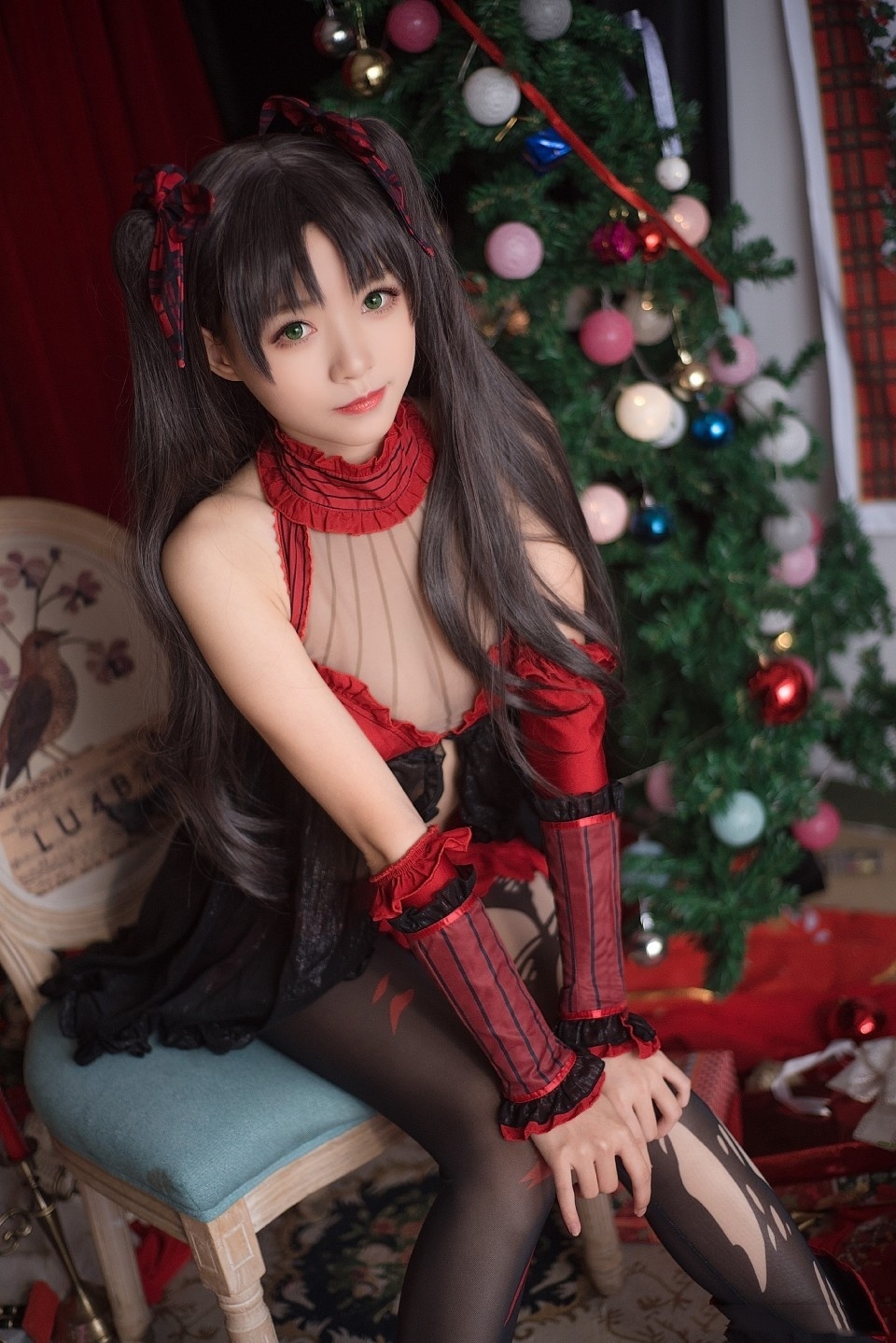 图片[2]-【coser】大大卷卷小卷 – NO.17 内衣双马尾-COS世界