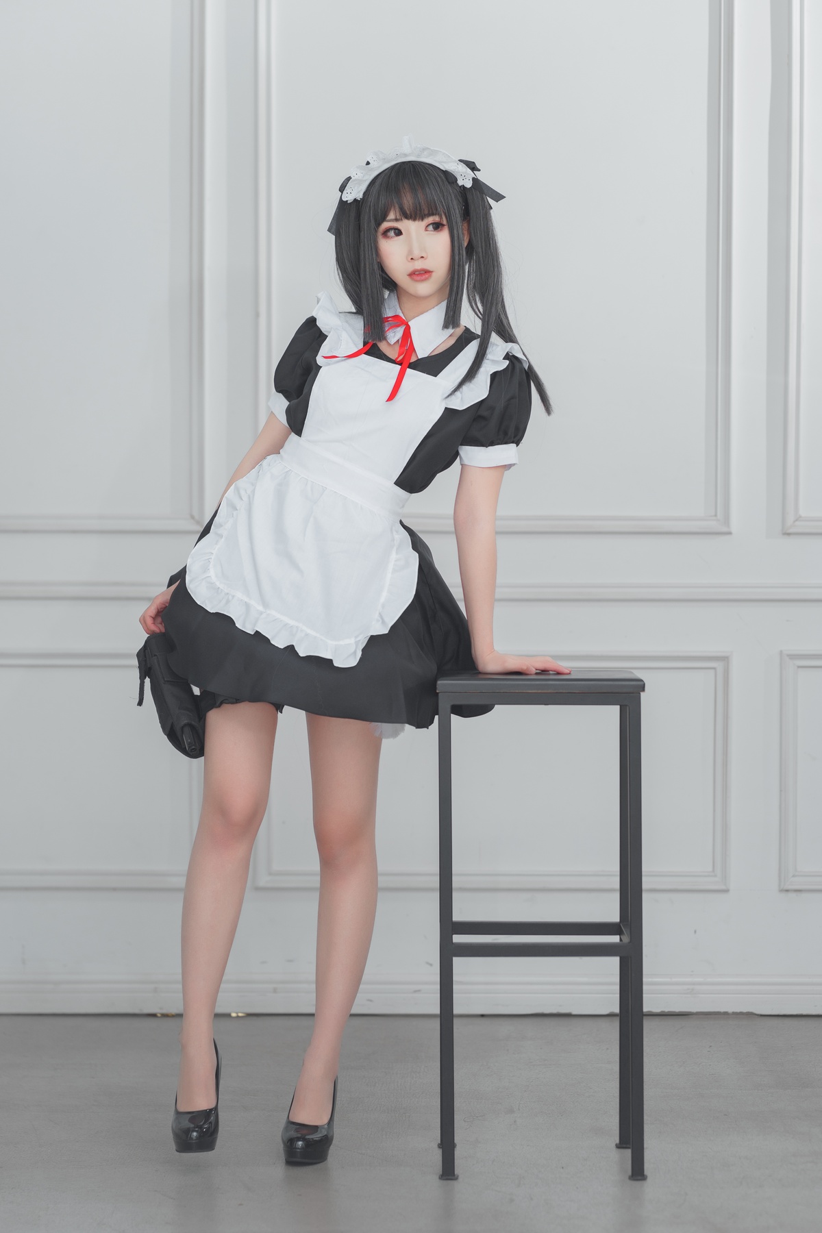 微博Coser@面饼仙儿 NO.062 左轮女仆-COS世界