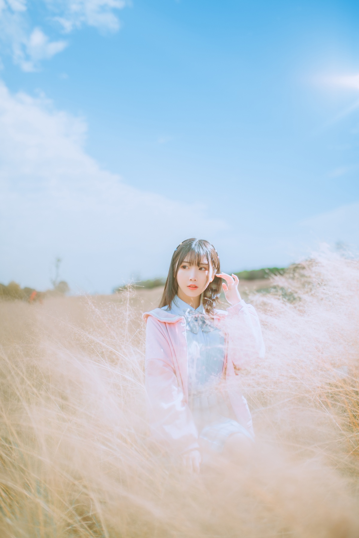 图片[3]-微博Coser@面饼仙儿 NO.063 粉黛草JK-COS世界