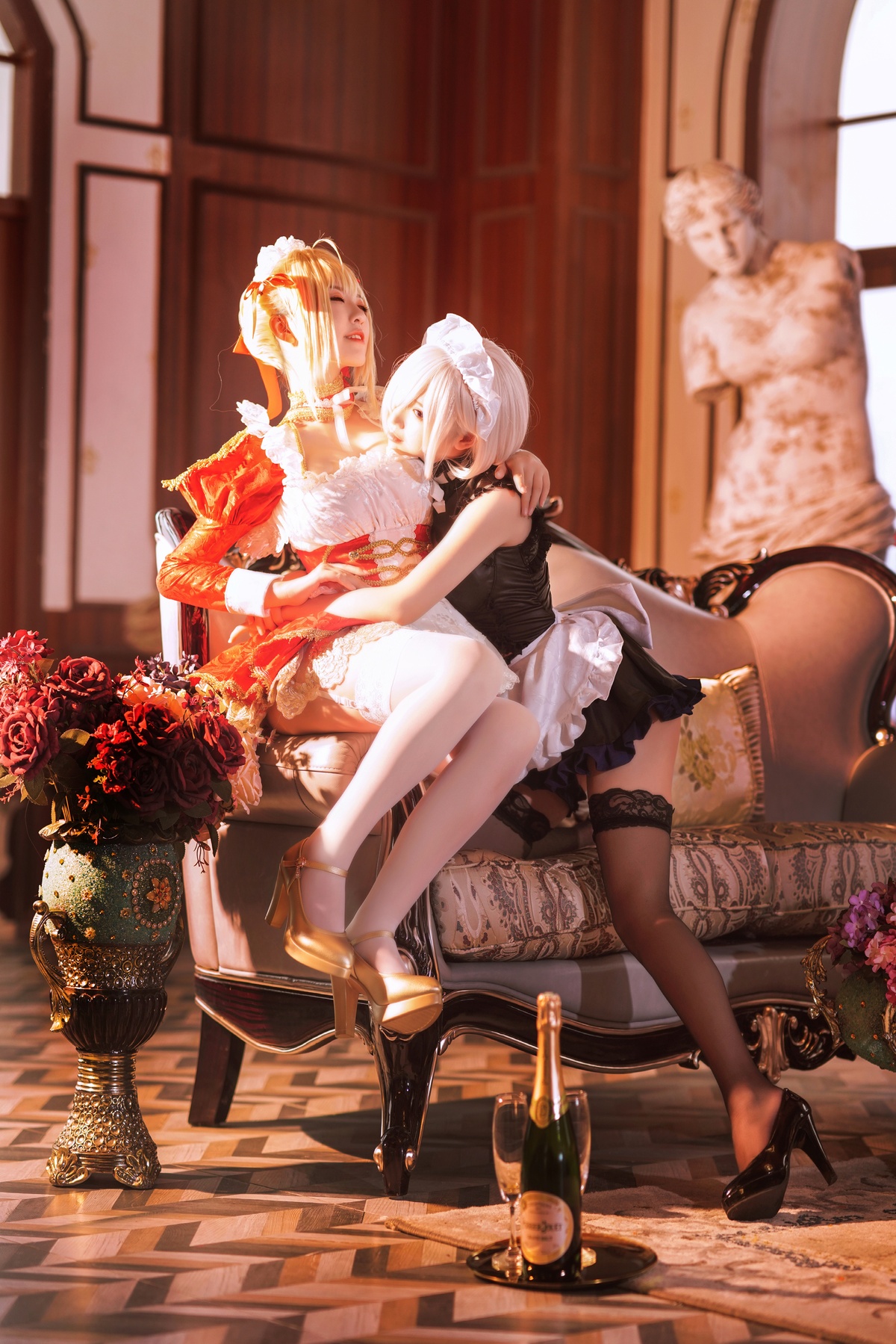 图片[3]-微博Coser@面饼仙儿 NO.079 Claudius x Kyrielight Maid – 半半子X面饼仙儿-COS世界