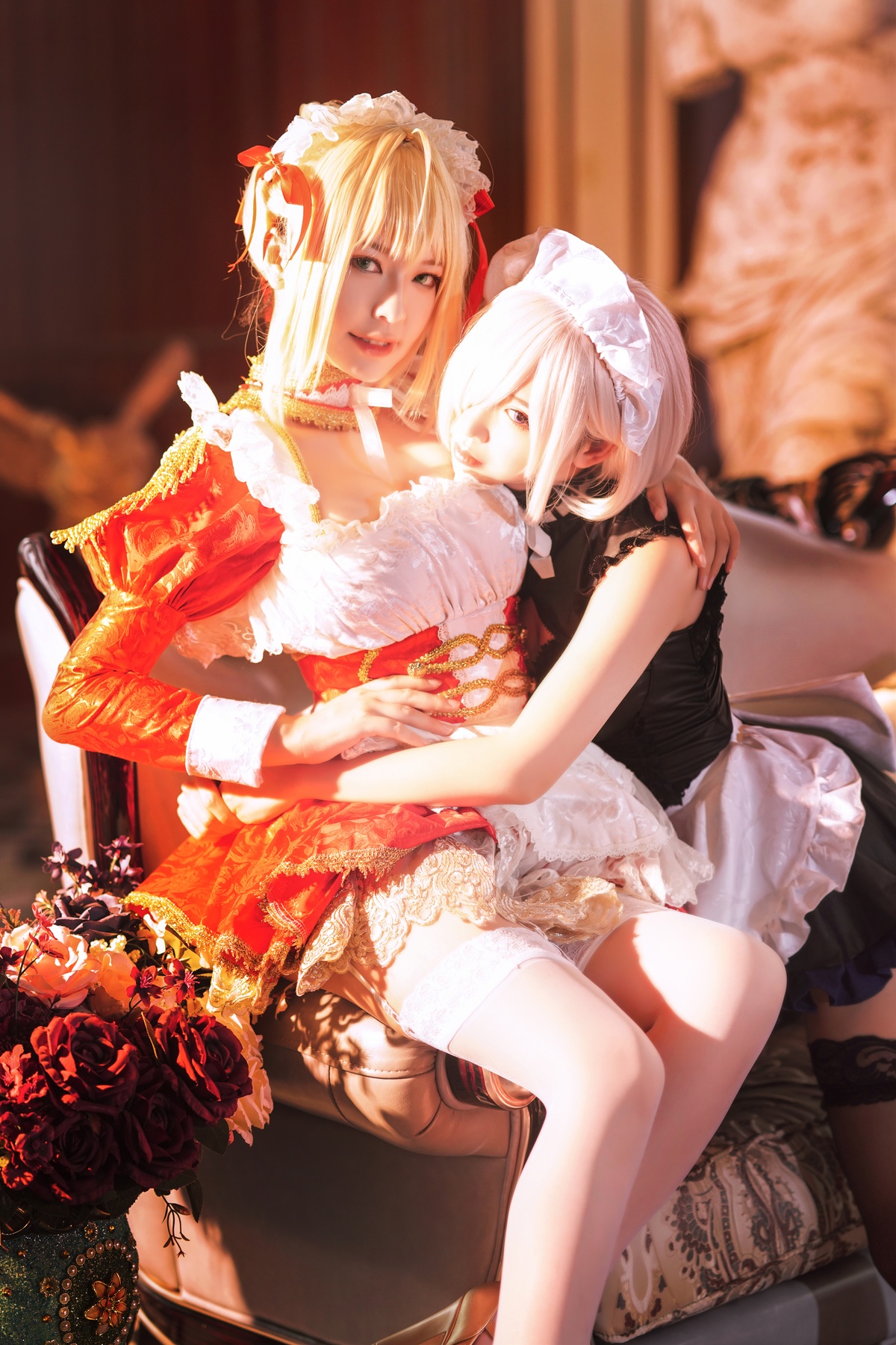 图片[4]-微博Coser@面饼仙儿 NO.079 Claudius x Kyrielight Maid – 半半子X面饼仙儿-COS世界