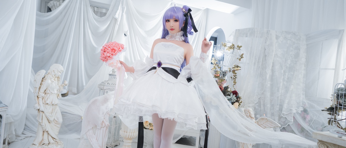图片[4]-微博Coser@面饼仙儿 NO.087 独角兽婚纱-COS世界