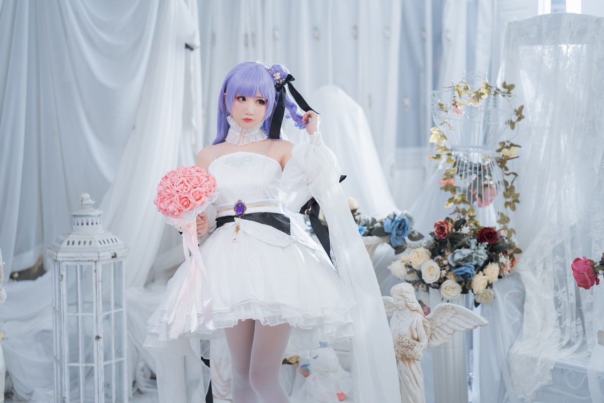 图片[2]-微博Coser@面饼仙儿 NO.087 独角兽婚纱-COS世界