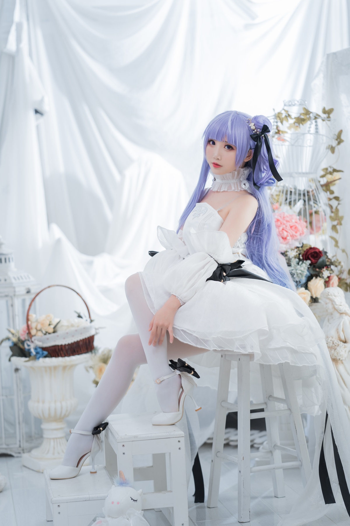 图片[3]-微博Coser@面饼仙儿 NO.087 独角兽婚纱-COS世界